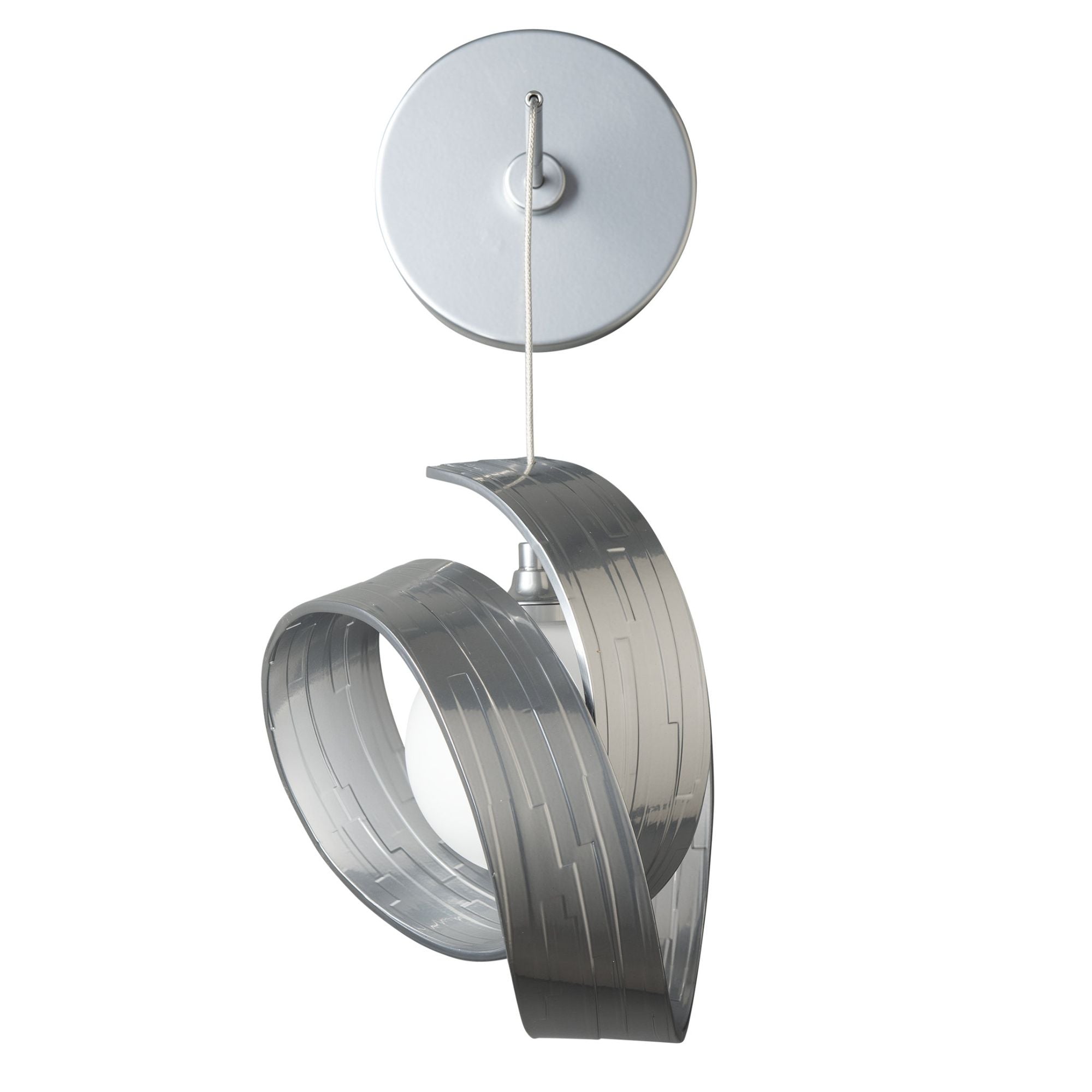 Riza Low Voltage Sconce 1-Light Opal Glass (GG) in Sterling
