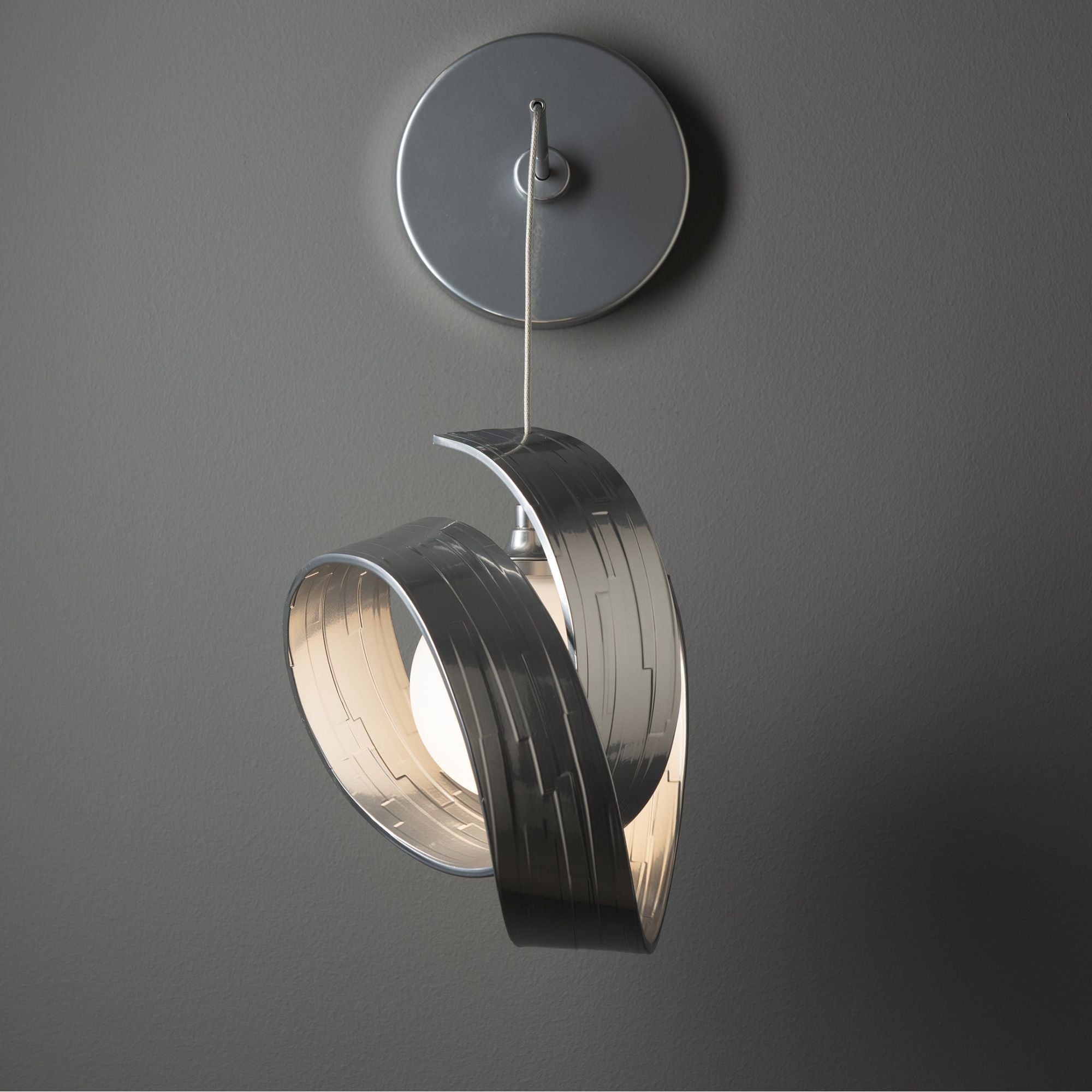 Riza Low Voltage Sconce 1-Light Opal Glass (GG) in Sterling