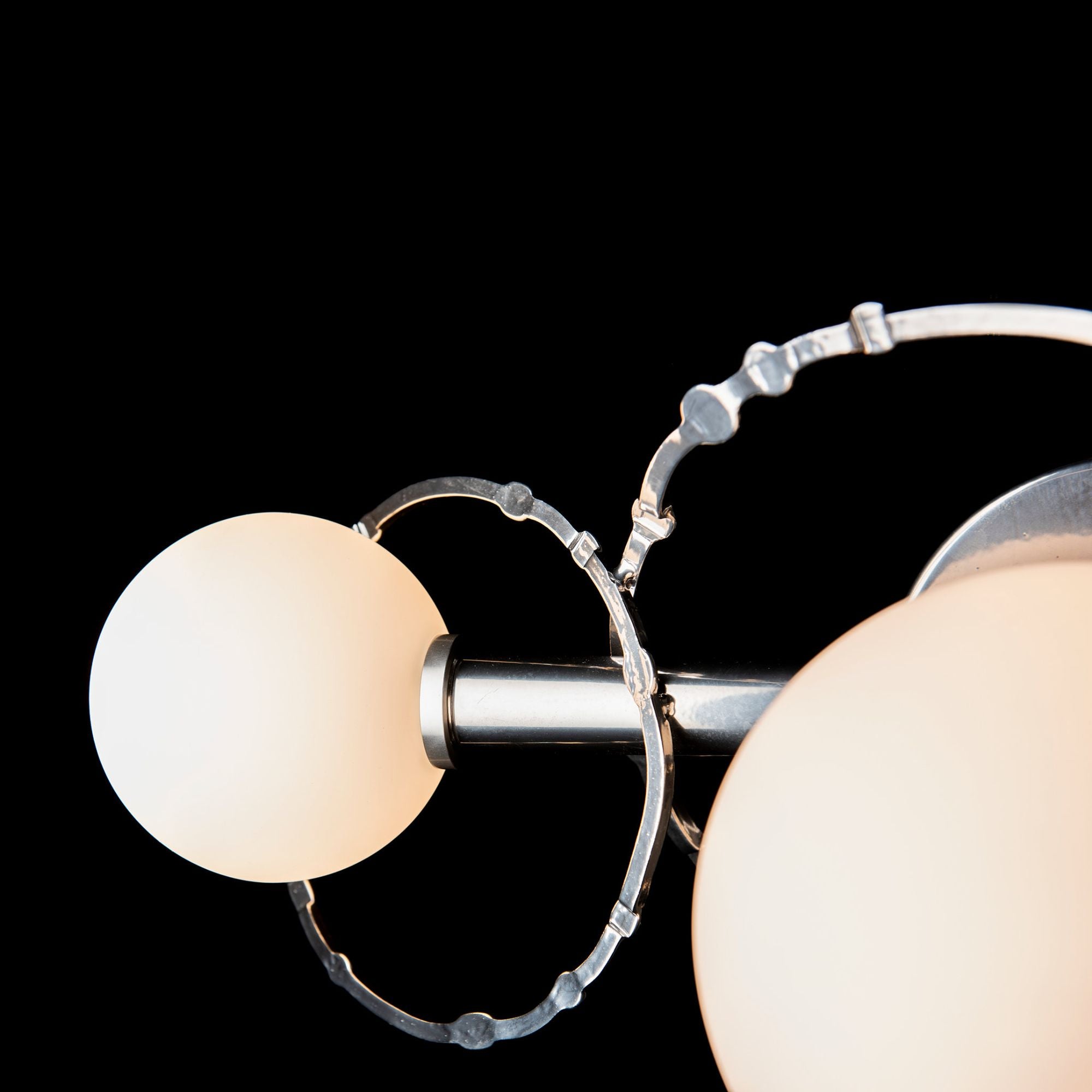 Olympus 3-Light Bath Sconce 3-Light Opal Glass (GG) in Sterling