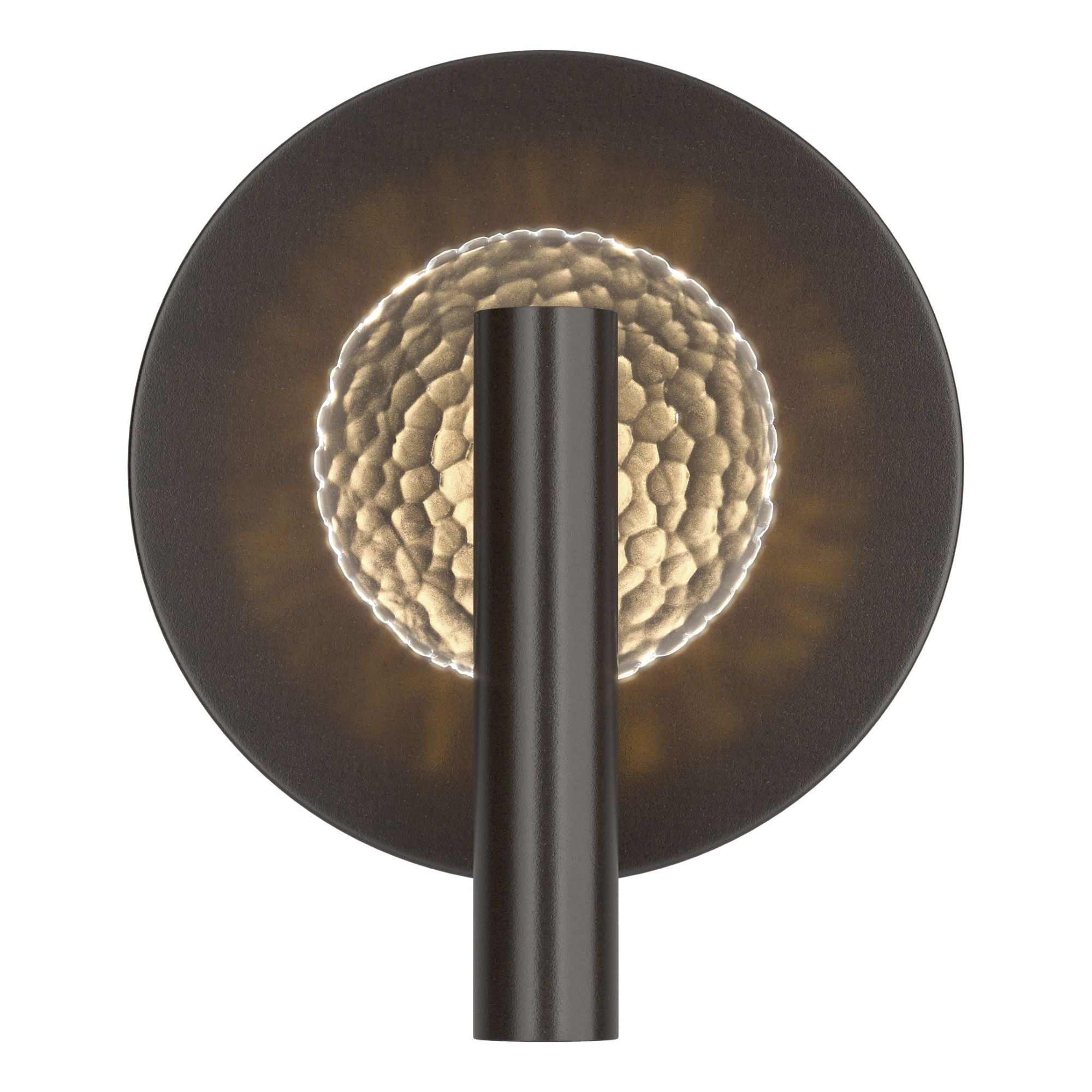 Solstice Sconce 1-Light Clear Glass (ZM) in Oil Rubbed Bronze