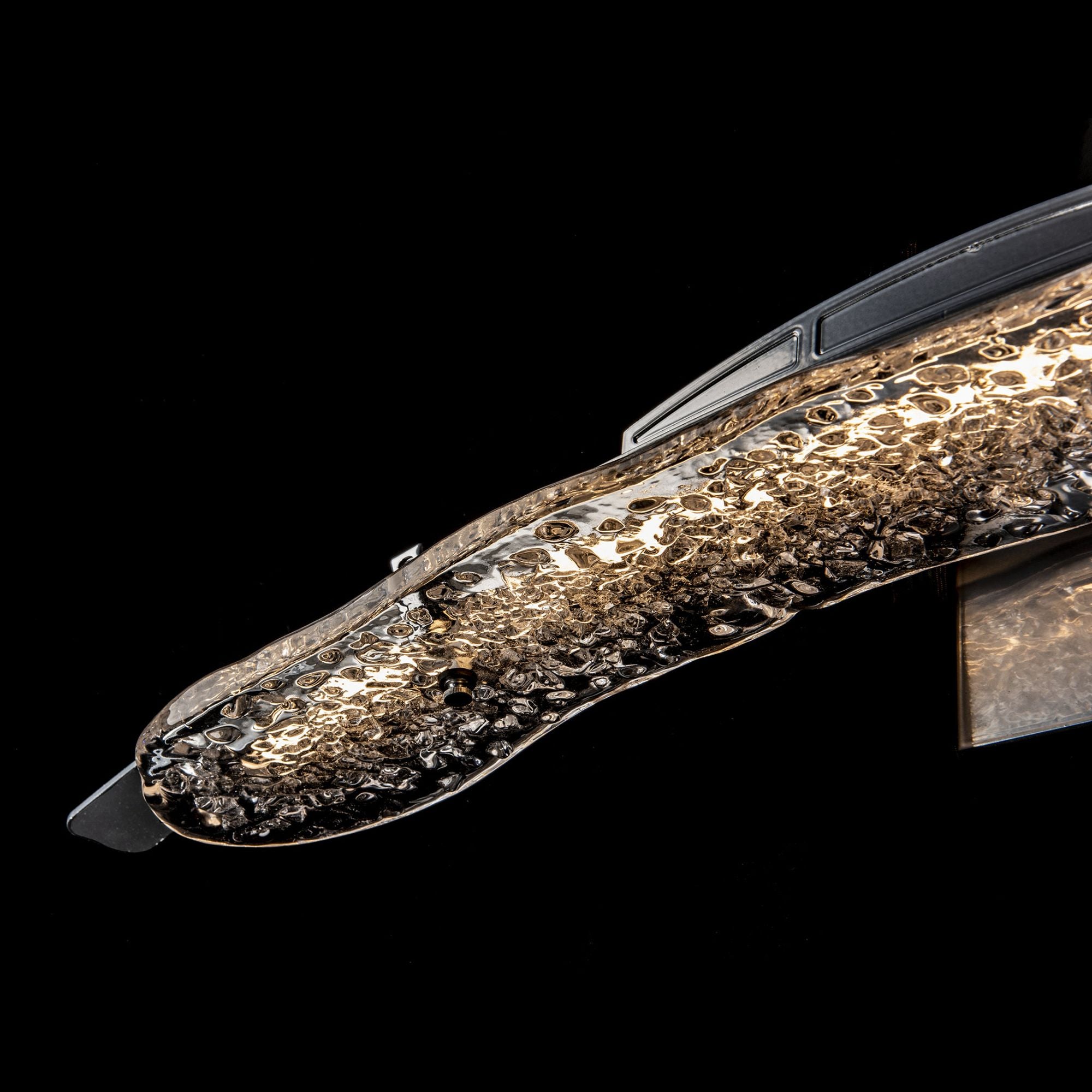 Glissade LED Bath Sconce LED Clear Glass (ZM) in Sterling