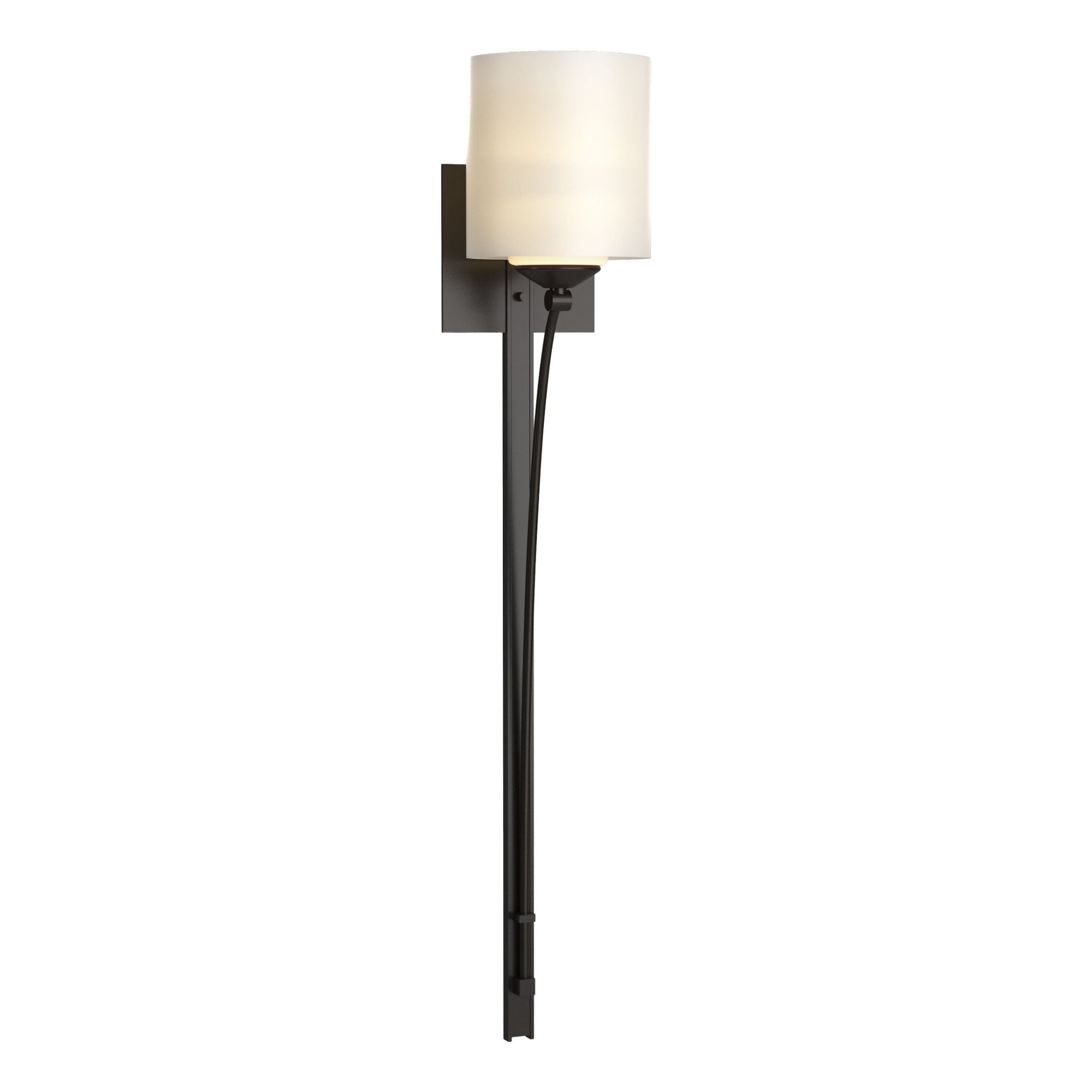 Formae Contemporary 1 Light Sconce 1-Light Opal Glass (GG) in Oil Rubbed Bronze