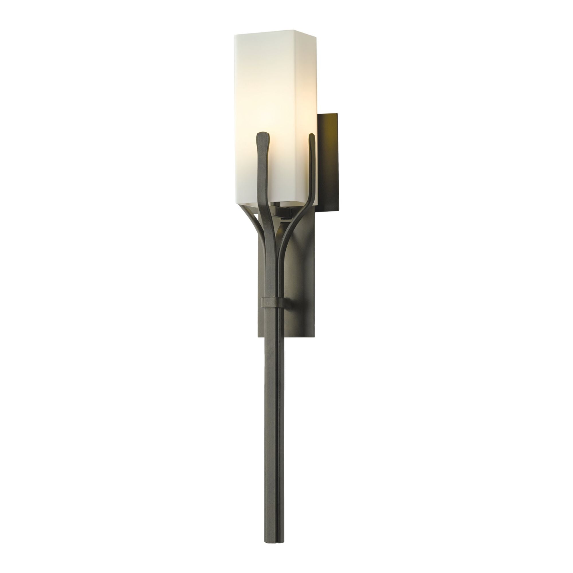 Mediki Sconce 1-Light Opal Glass (GG) in Dark Smoke