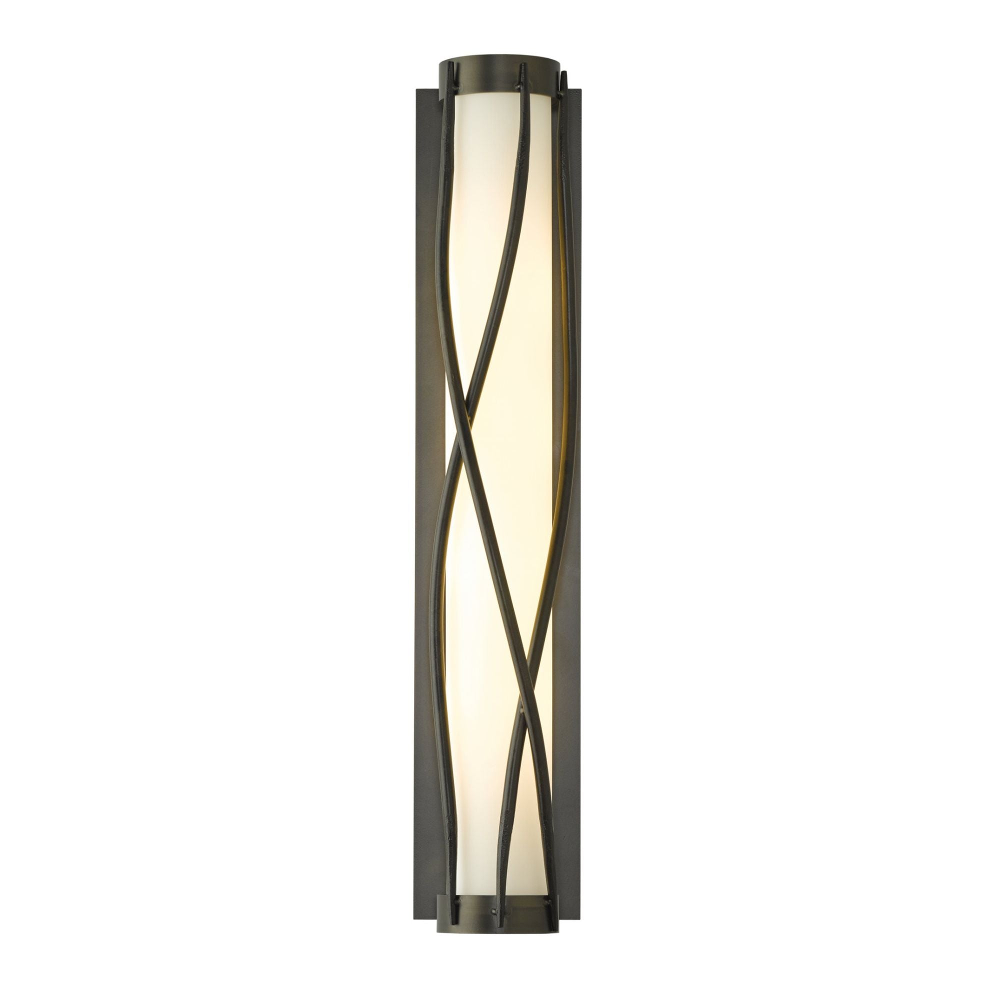 Twine Sconce 4-Light Opal Glass (GG) in Dark Smoke