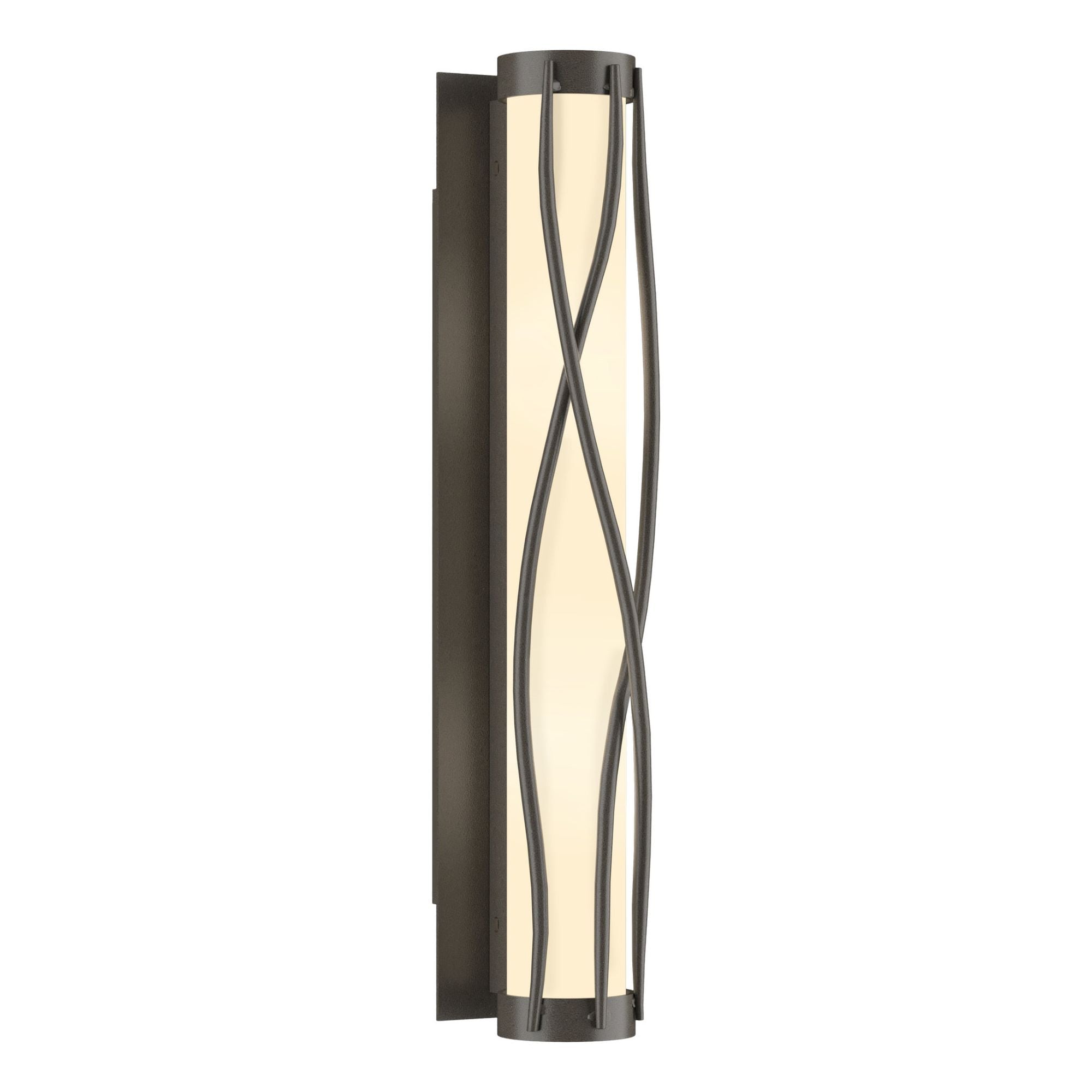 Twine Sconce 4-Light Opal Glass (GG) in Dark Smoke