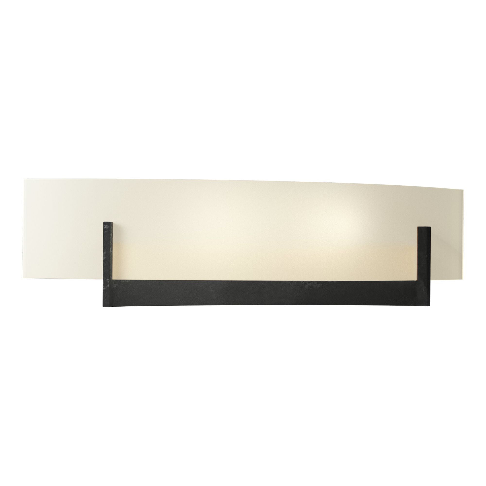 Axis Sconce 2-Light Opal Glass (GG) in Black