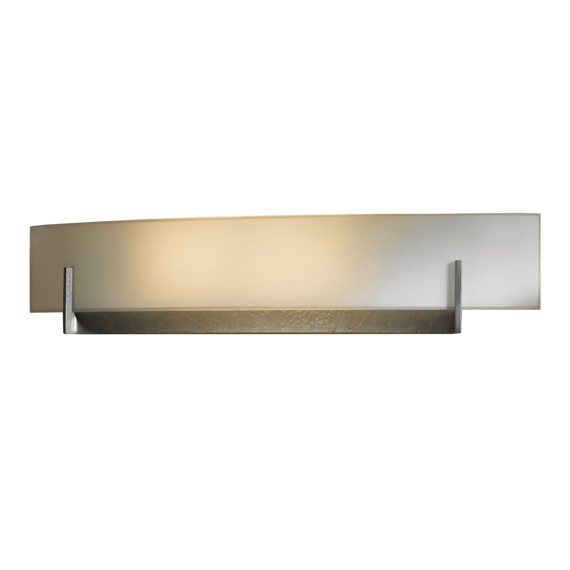 Axis Large Sconce 2-Light Opal Glass (GG) in Dark Smoke