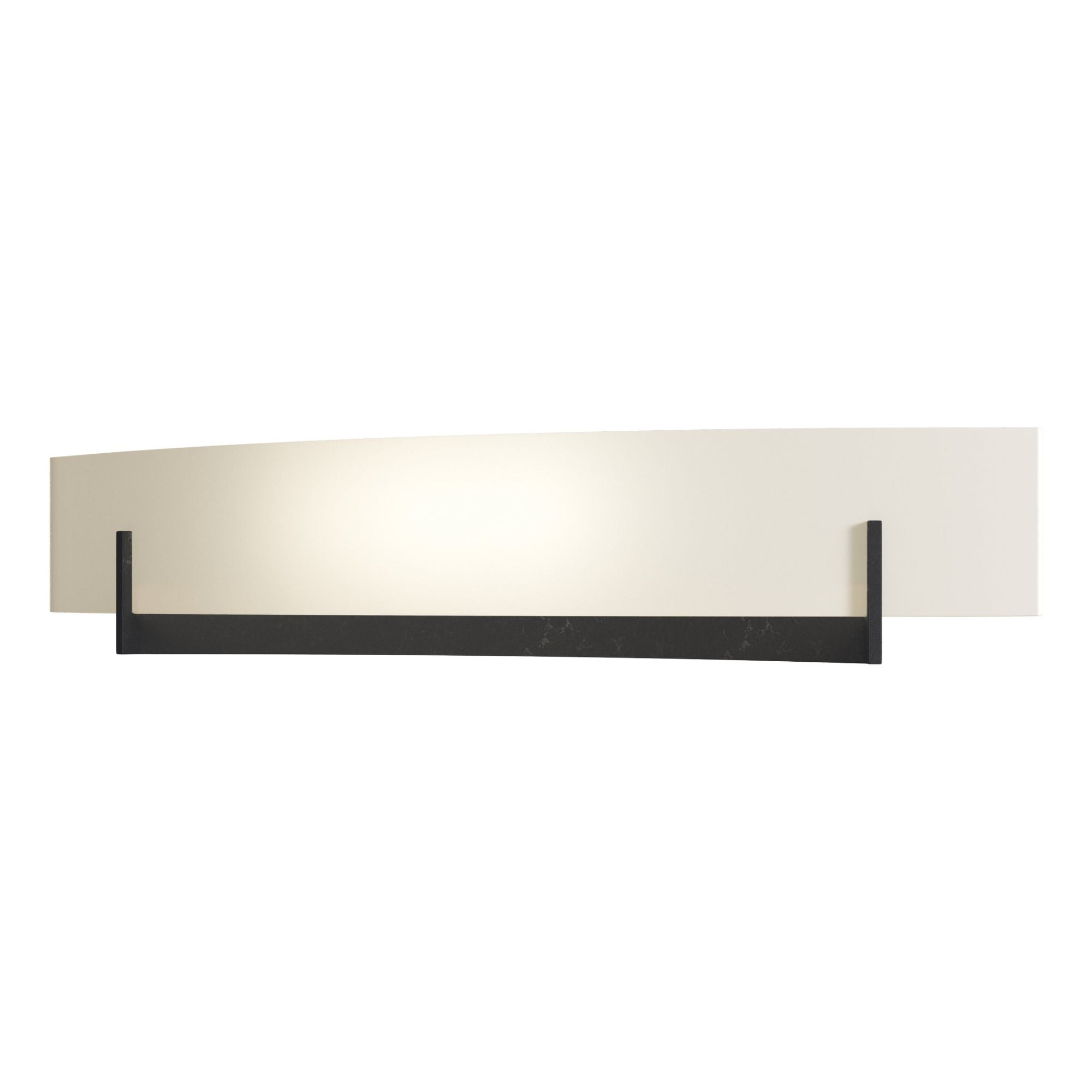 Axis Large Sconce 2-Light Opal Glass (GG) in Black