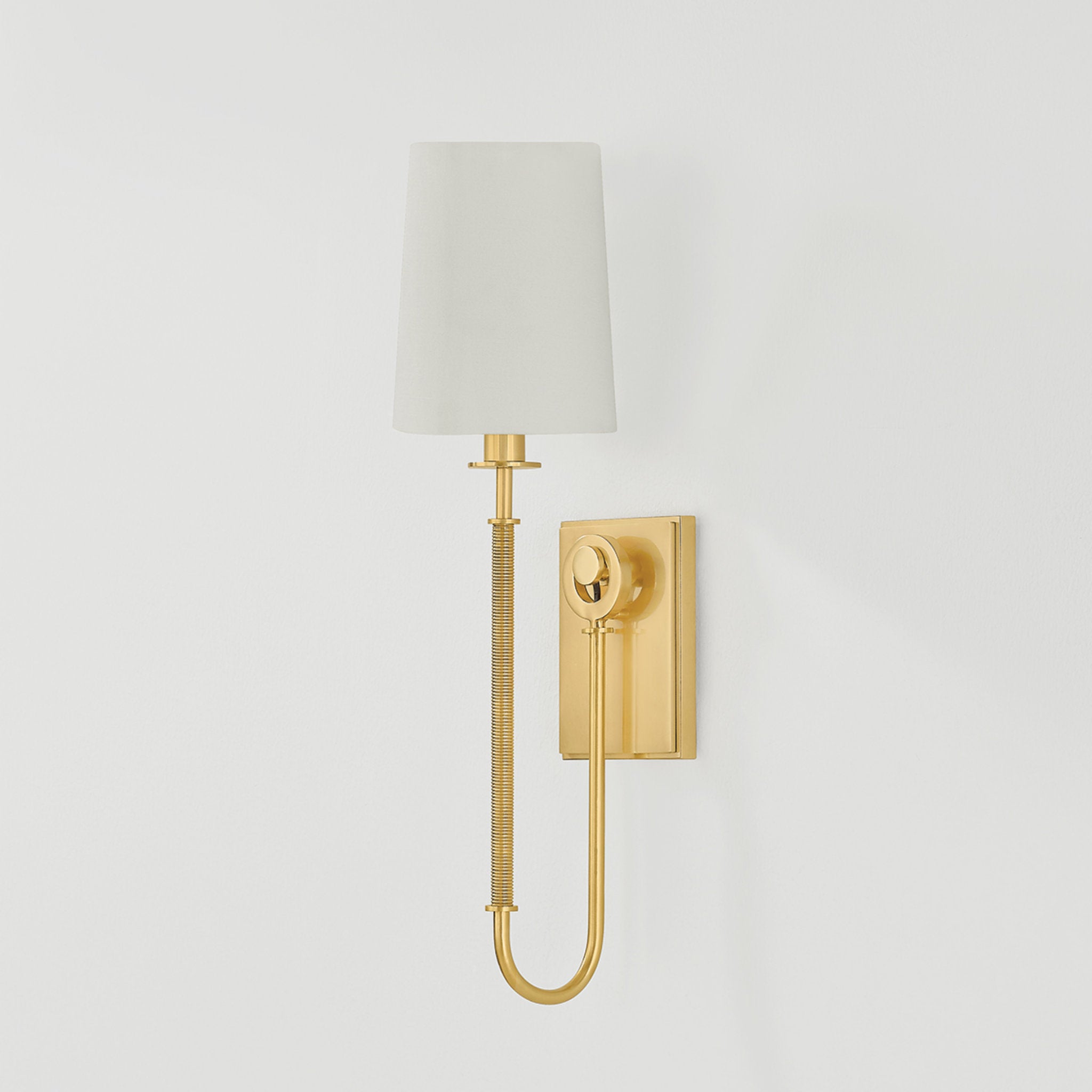Glenmont 1-Light Wall Sconce in Aged Brass 5.25W x 20.5H (2071-AGB)