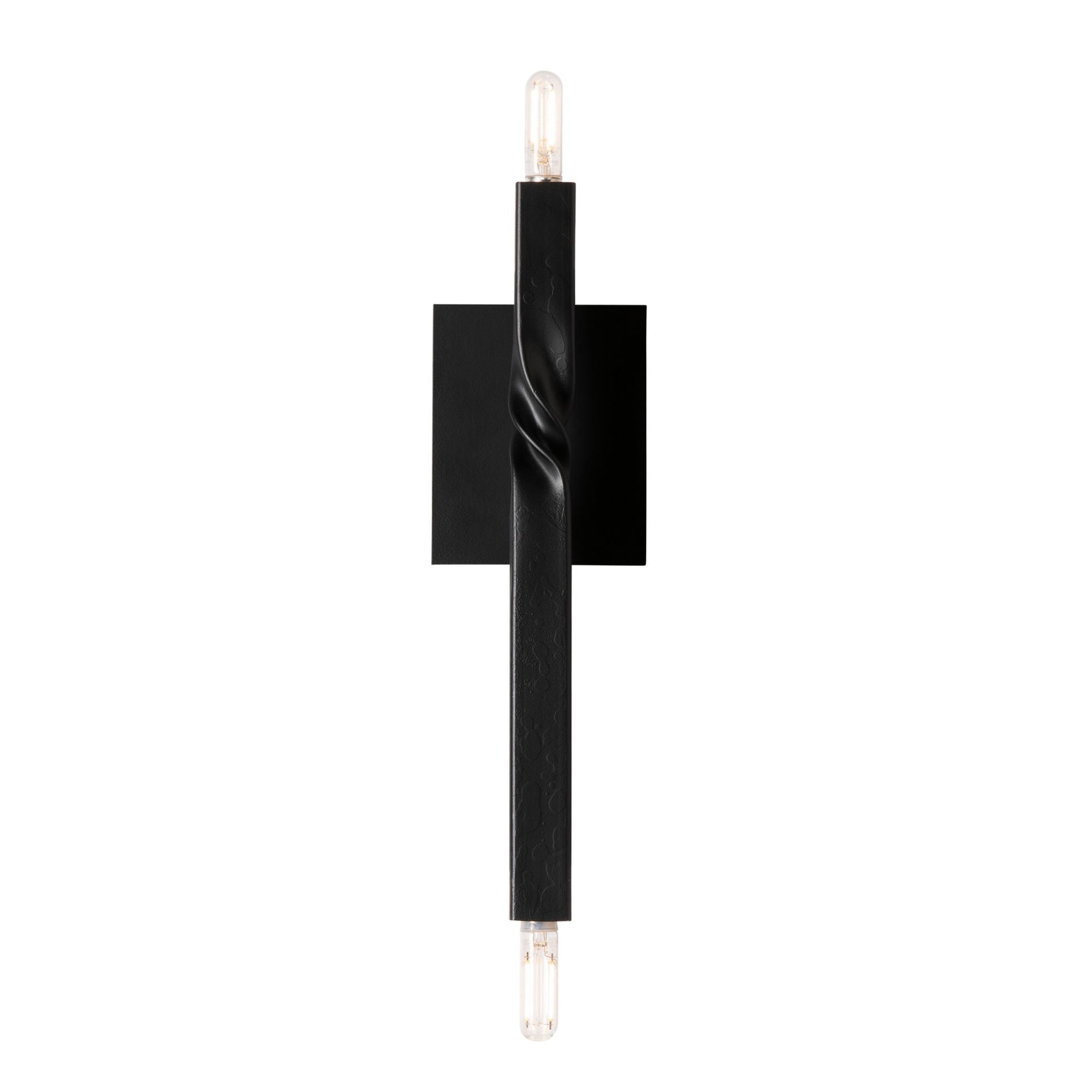 Helix Sconce 2-Light in Black