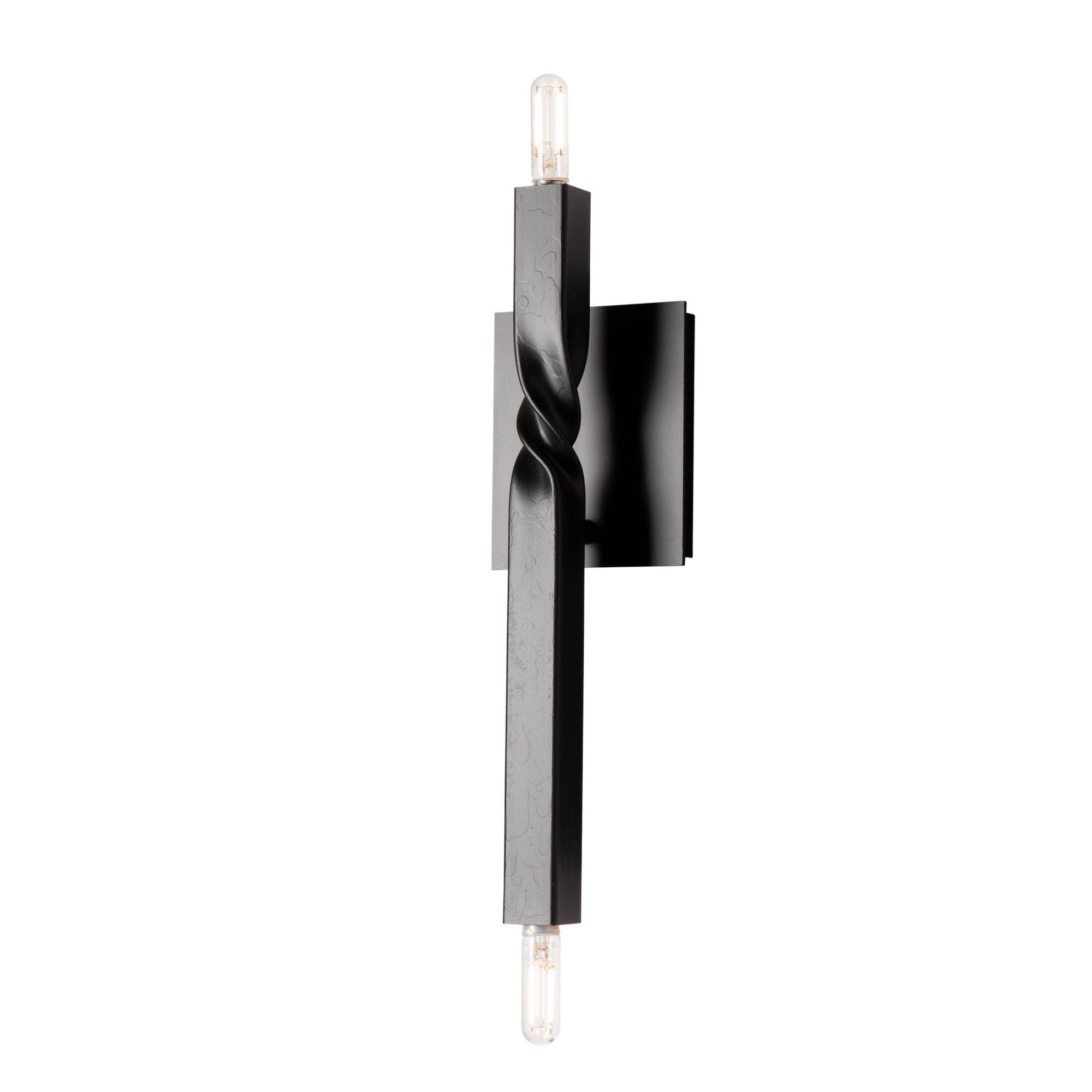 Helix Sconce 2-Light in Black
