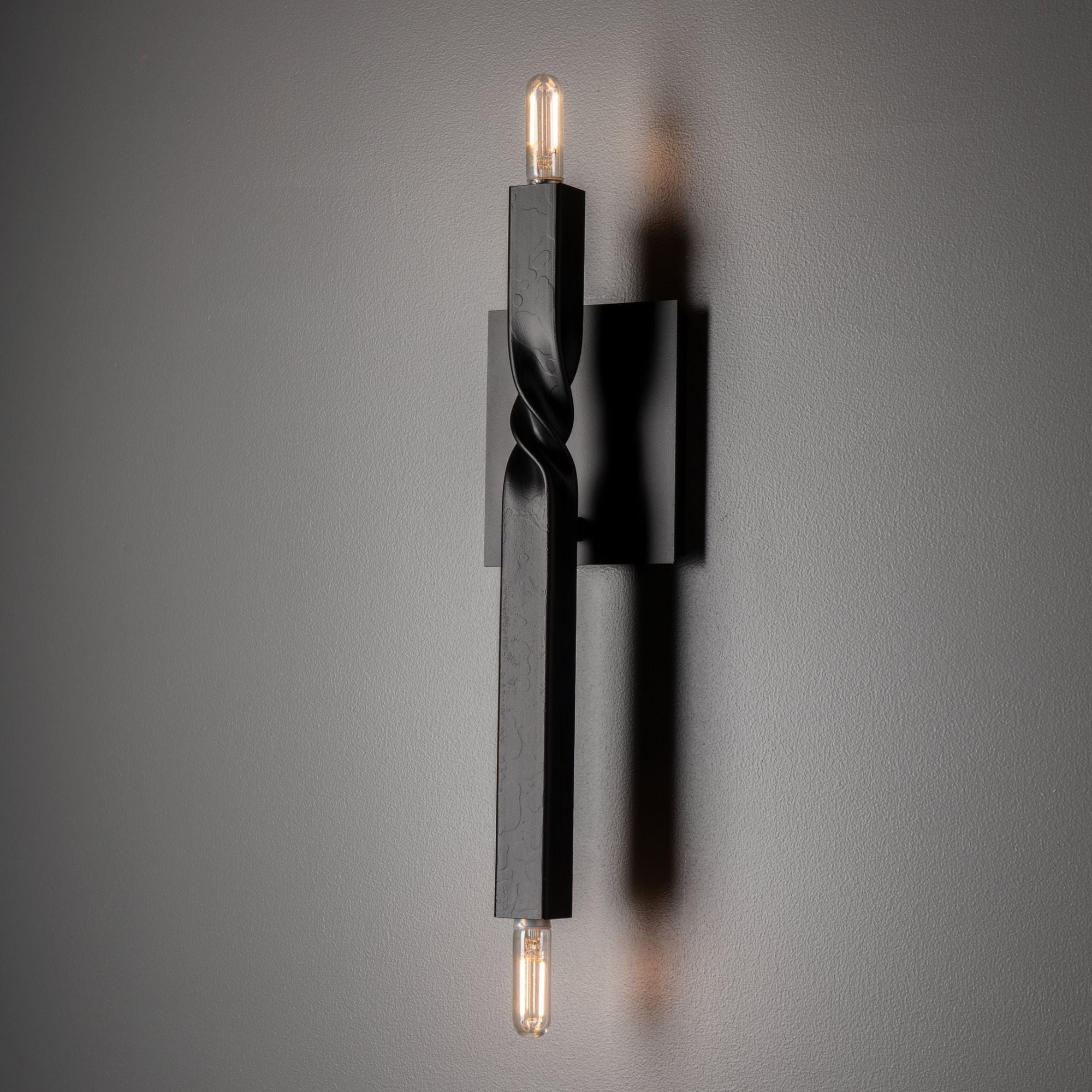 Helix Sconce 2-Light in Black