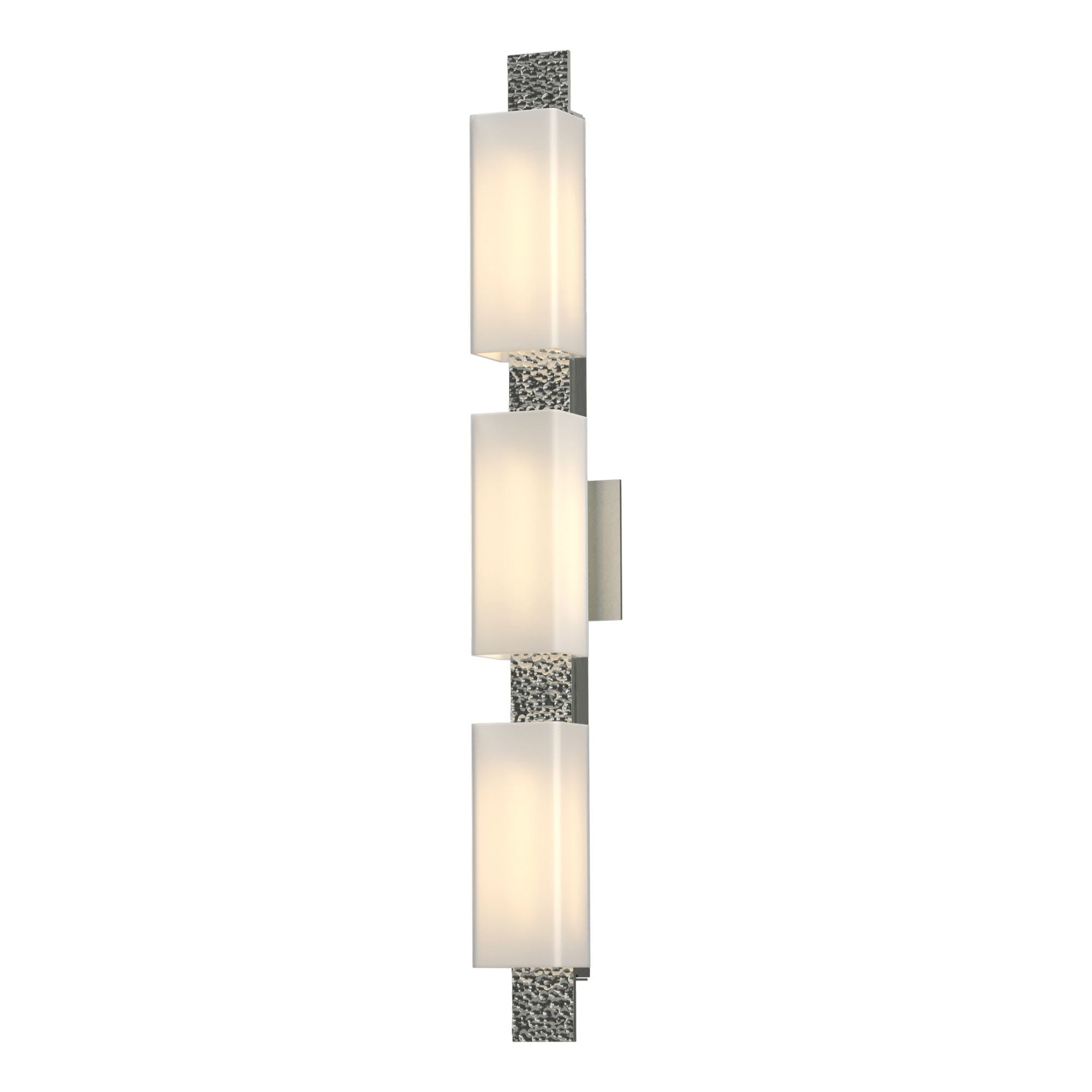 Oceanus 3 Light Sconce 3-Light Opal Glass (GG) in Sterling