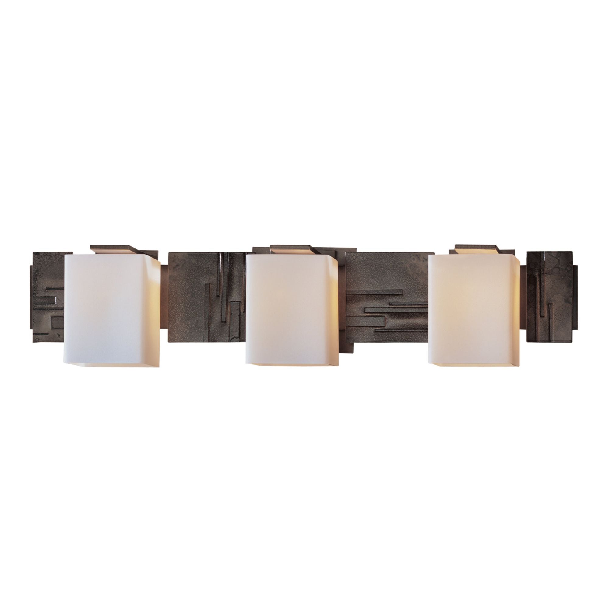 Impressions 3 Light Sconce 3-Light Opal Glass (GG) in Dark Smoke