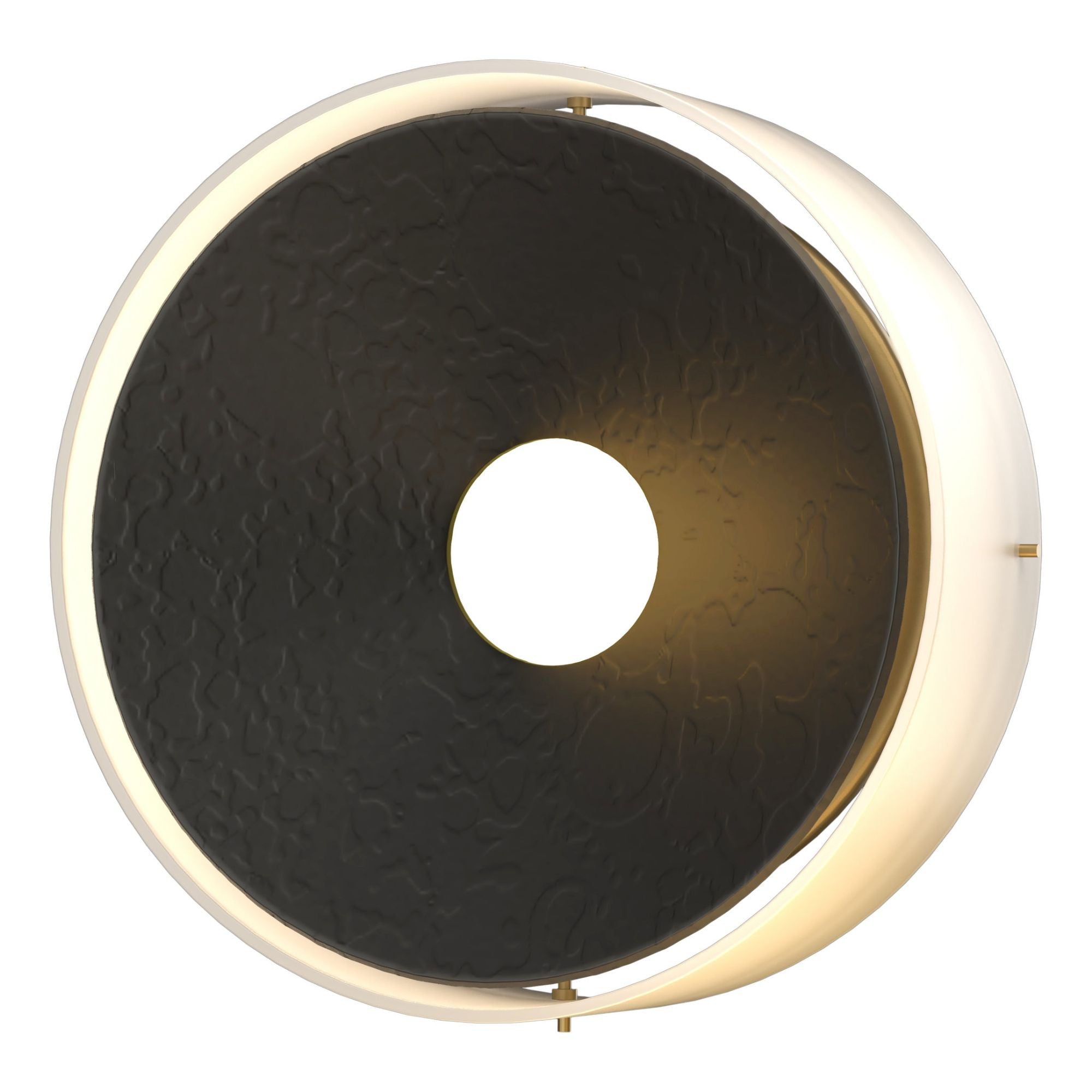 Oculus Sconce 4-Light Opal Glass (GG) in Black