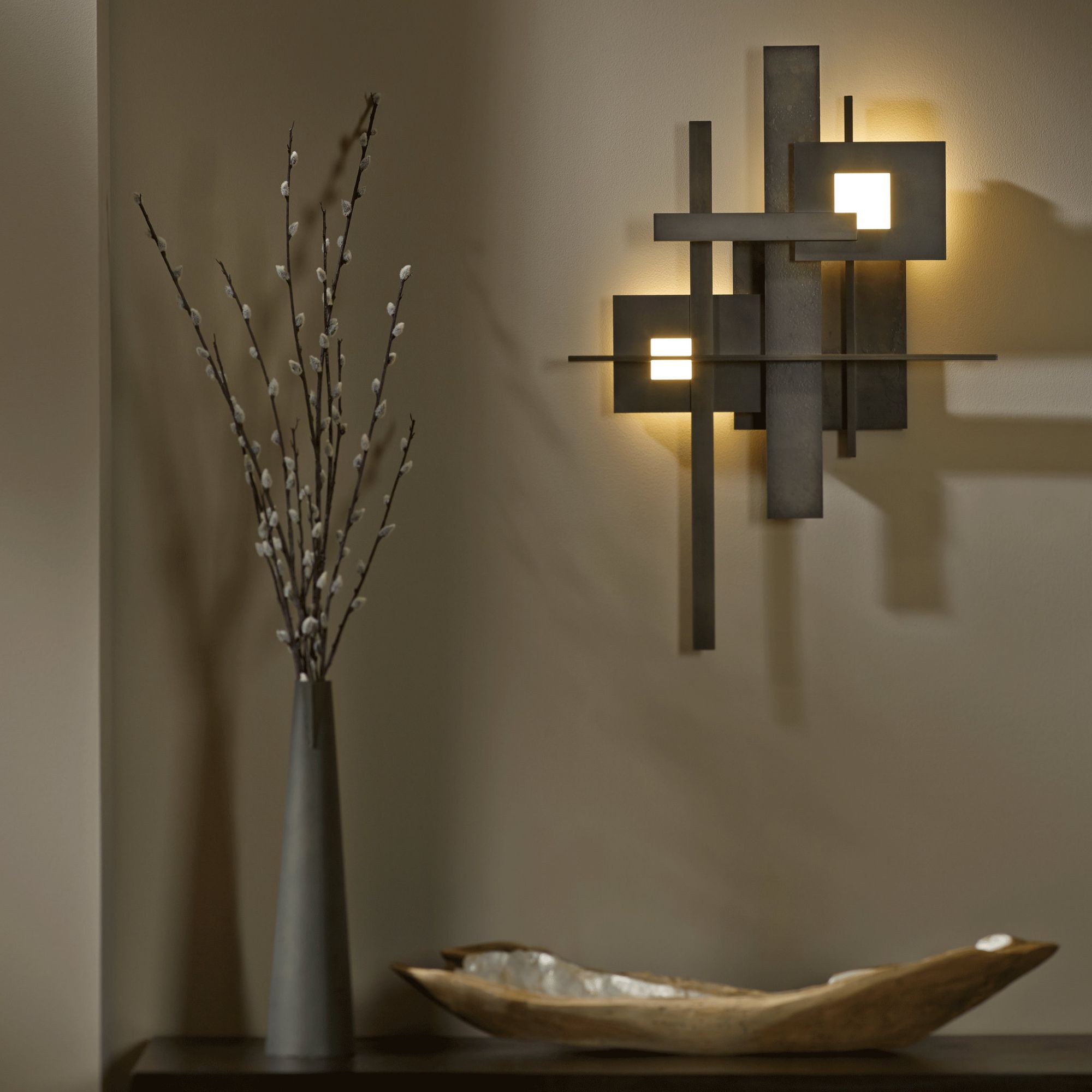 Planar LED Sconce LED in Dark Smoke