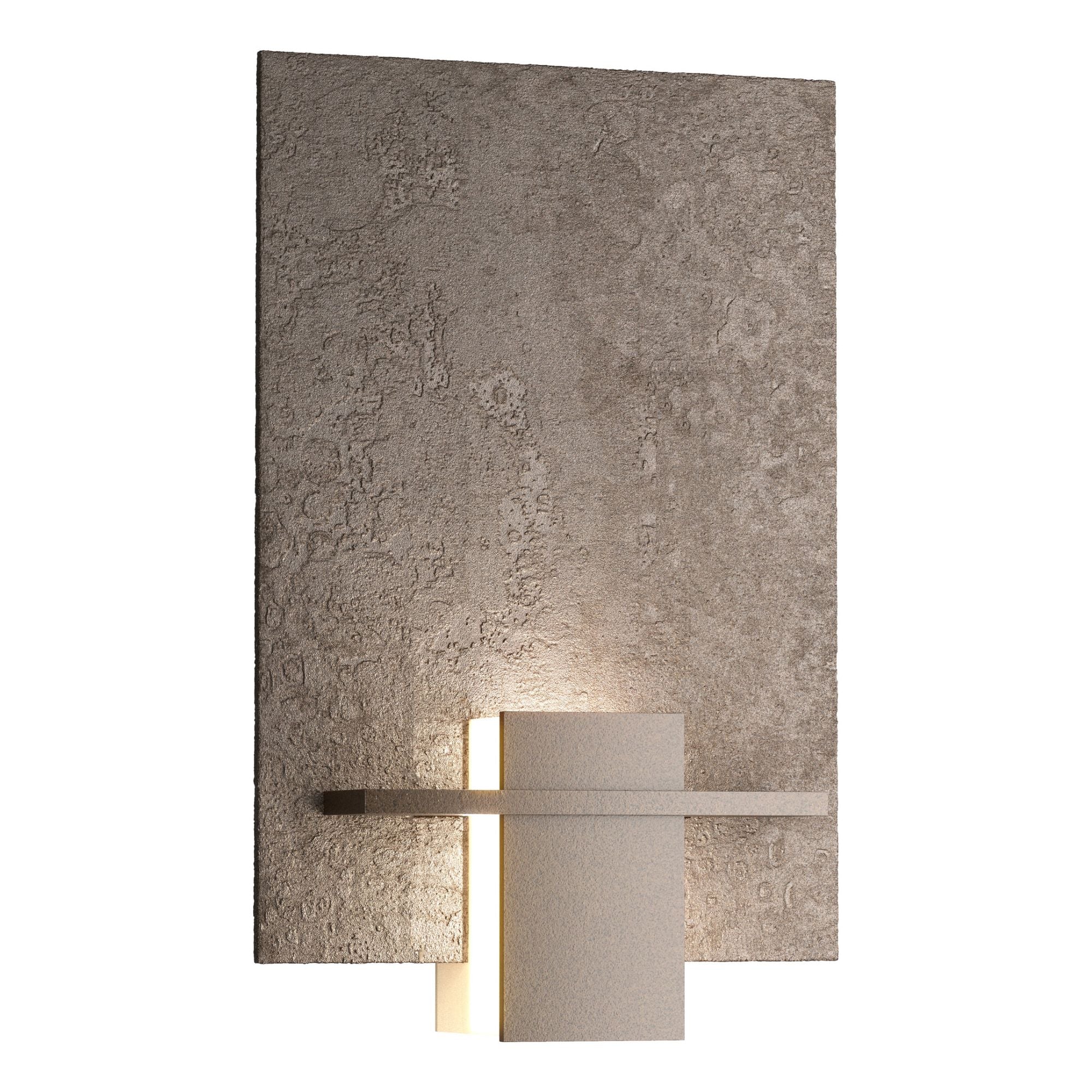 Aperture Sconce 1-Light White Art Glass (BB) in Oil Rubbed Bronze