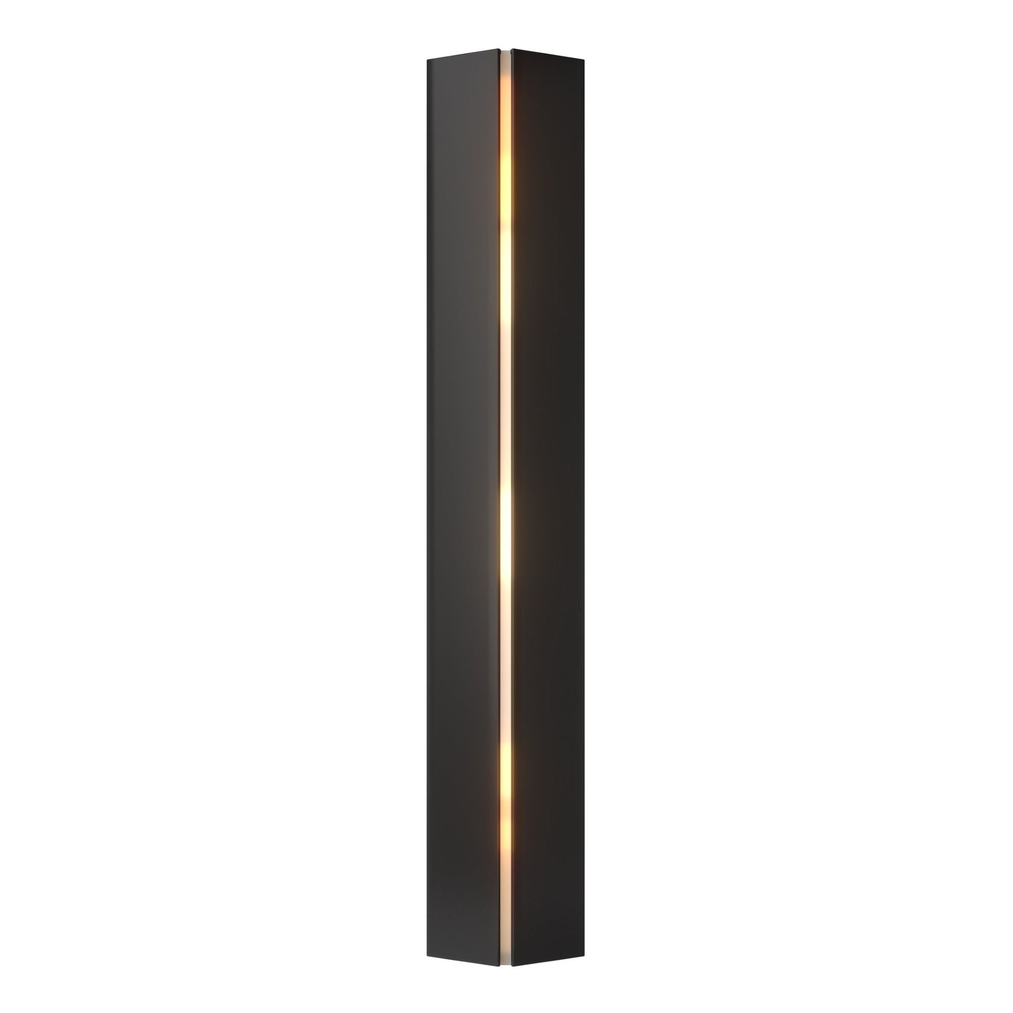 Gallery LED Sconce LED Ivory Art Glass (CC) in Black