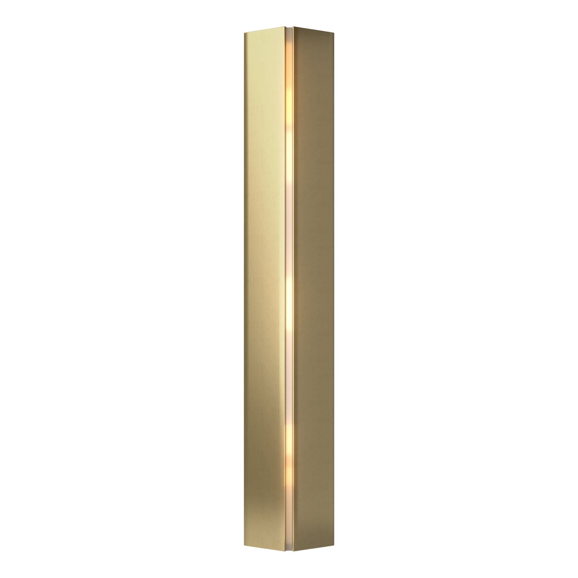 Gallery LED Sconce LED Ivory Art Glass (CC) in Modern Brass