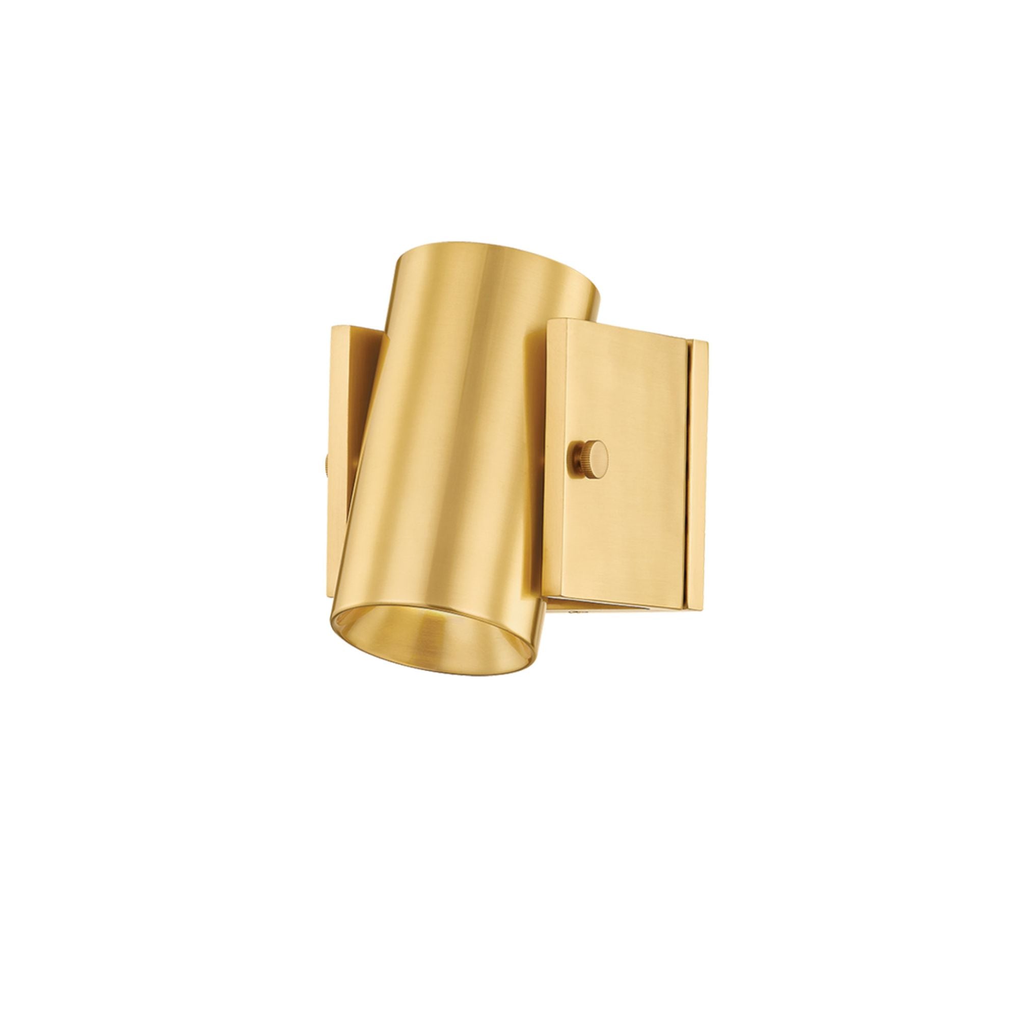 Nowra 1-Light Wall Sconce in Aged Brass 4.75W x 6H