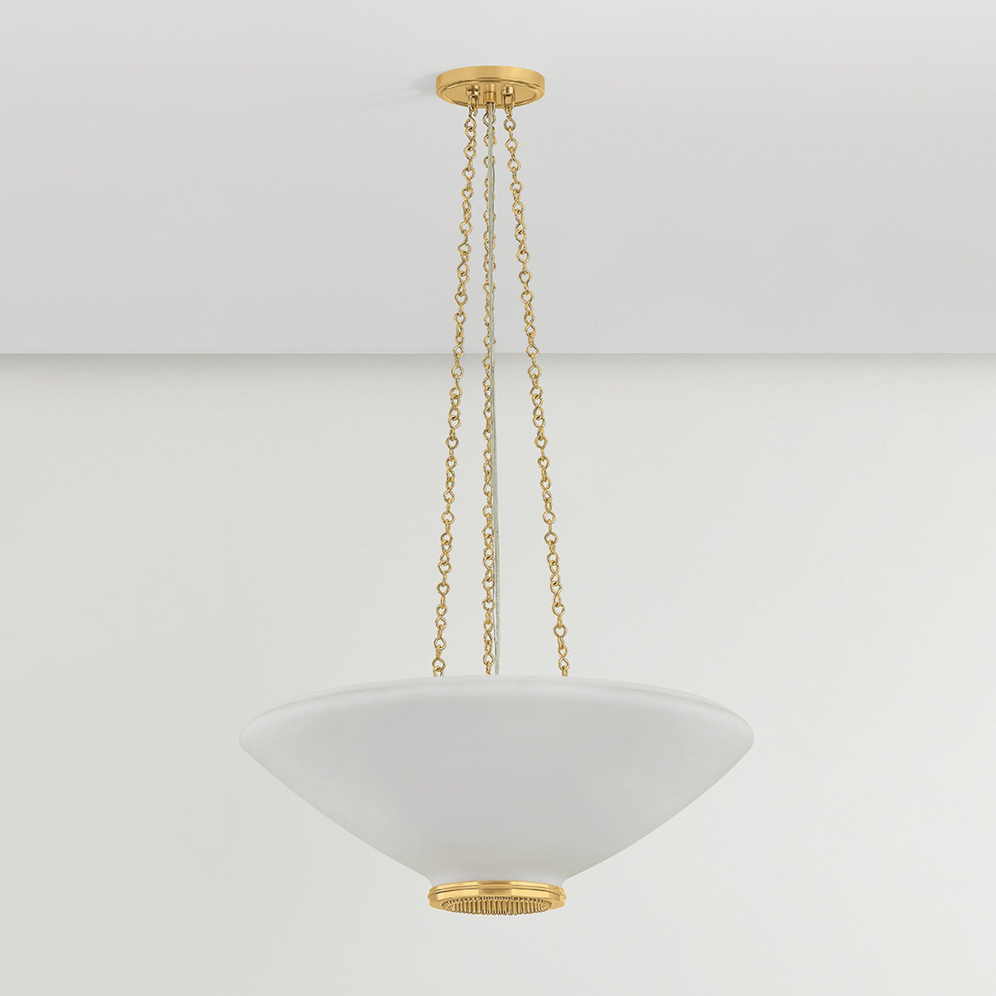 Awosting 3-Light Pendant in Aged Brass 22W x 8.25H