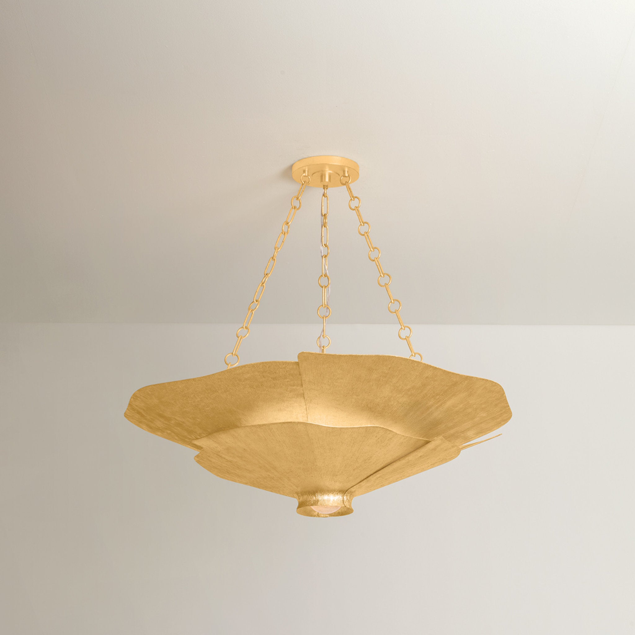 Spring Valley 5-Light Chandelier in Vintage Gold Leaf 36.5W x 11.75H