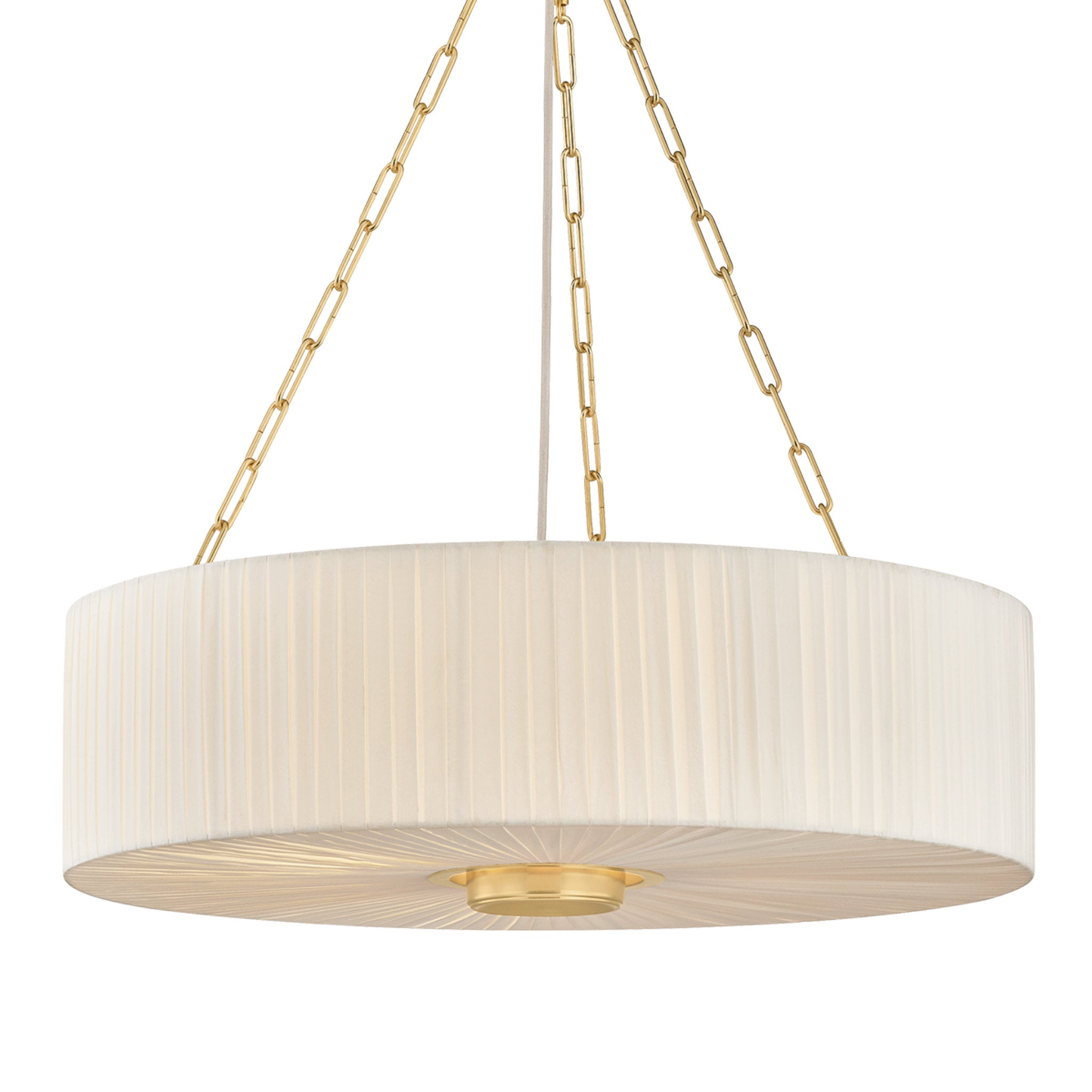 Camby 4-Light Chandelier in Aged Brass 30W x 9.5H