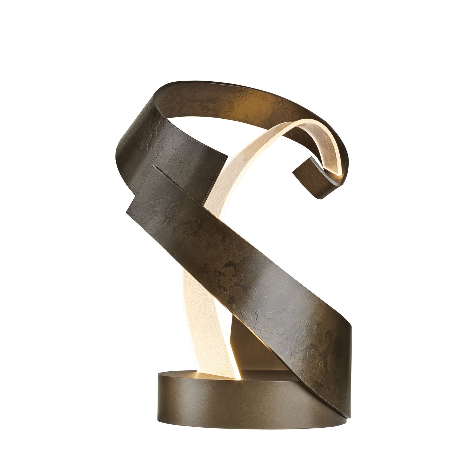 Encounter LED Table Lamp LED in Dark Smoke - Dimmer on Base