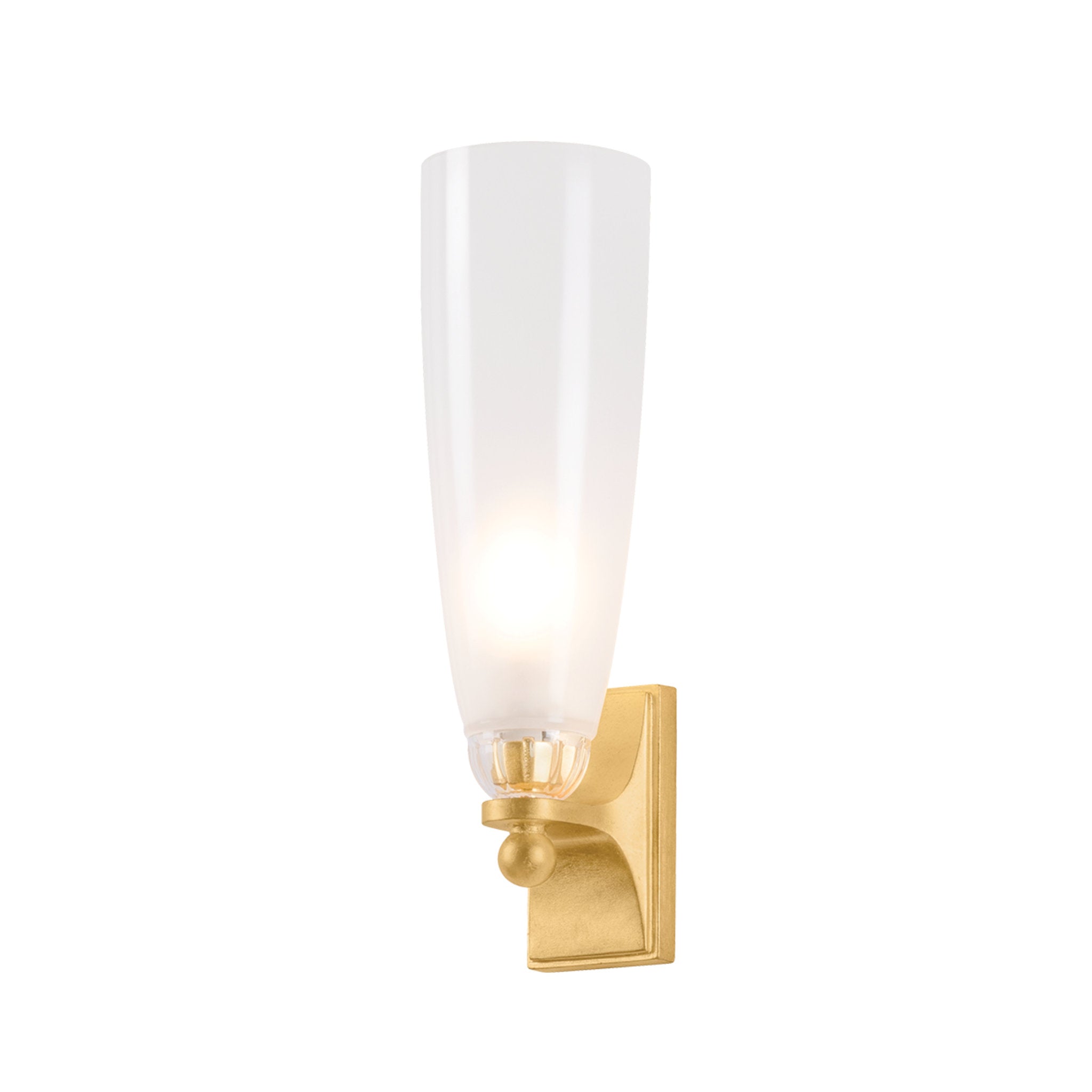Ravenswood 1-Light Wall Sconce in Vintage Gold Leaf 4W x 13.5H