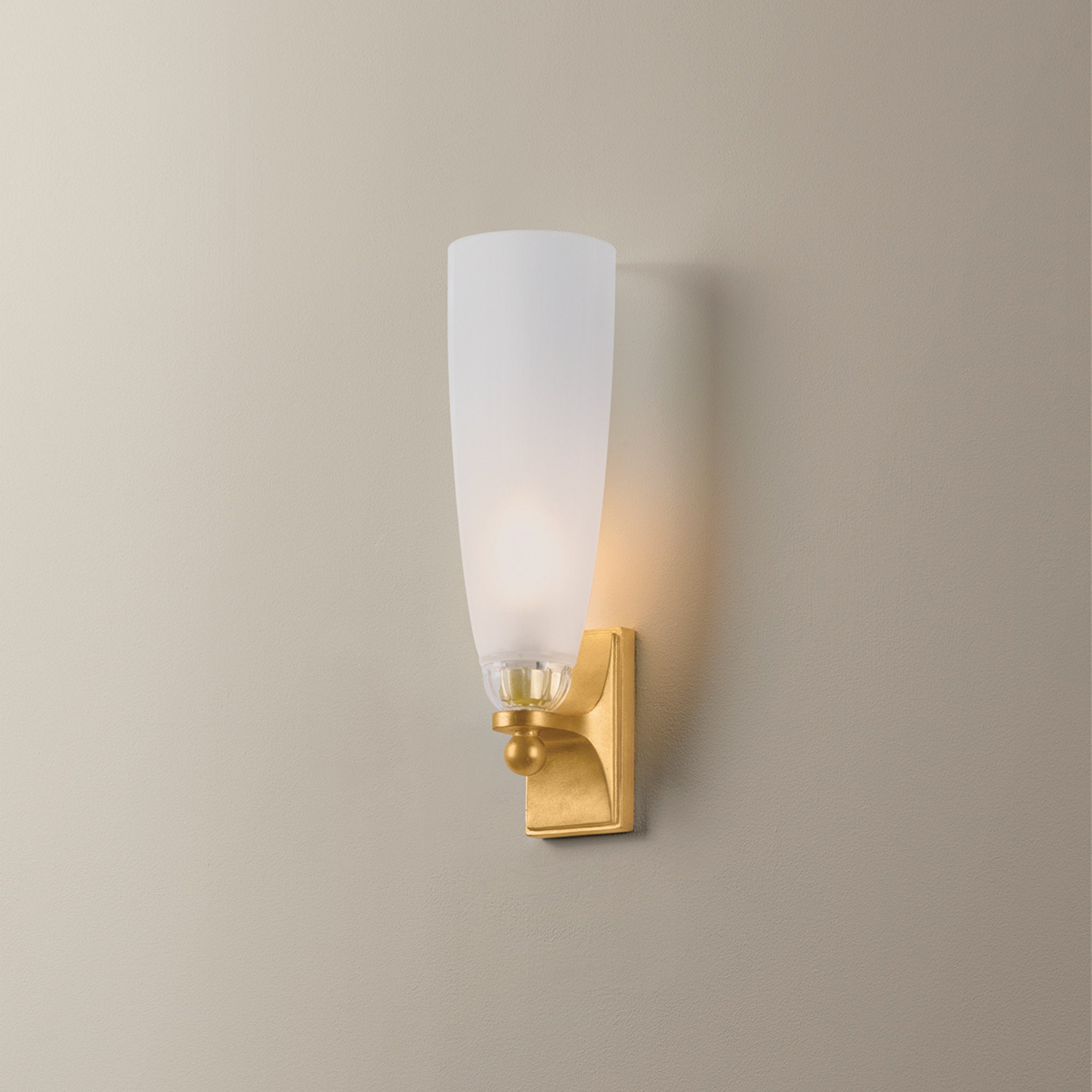 Ravenswood 1-Light Wall Sconce in Vintage Gold Leaf 4W x 13.5H
