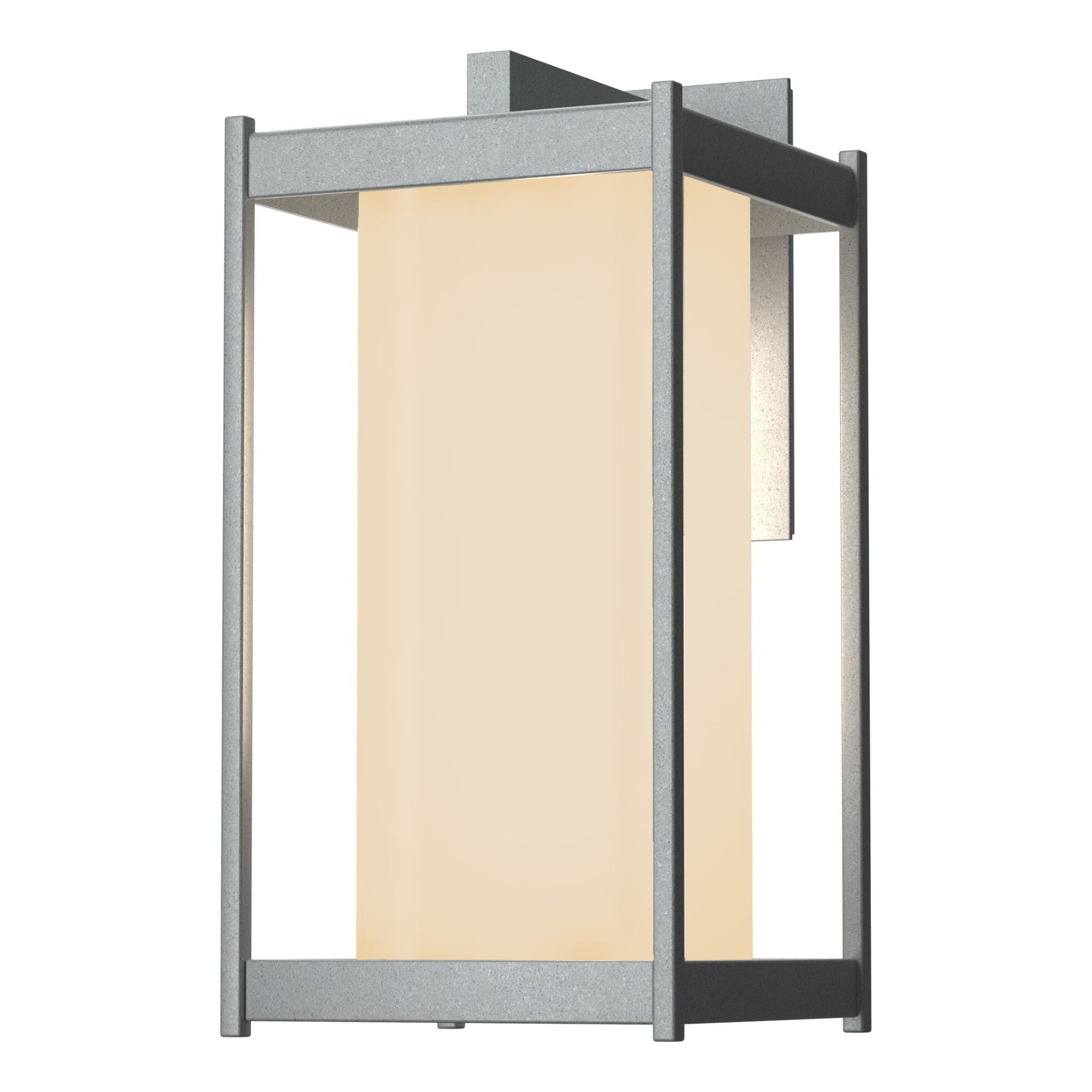 Cela Opal Glass Large Outdoor Sconce 1-Light Opal Glass (GG) in Coastal Burnished Steel