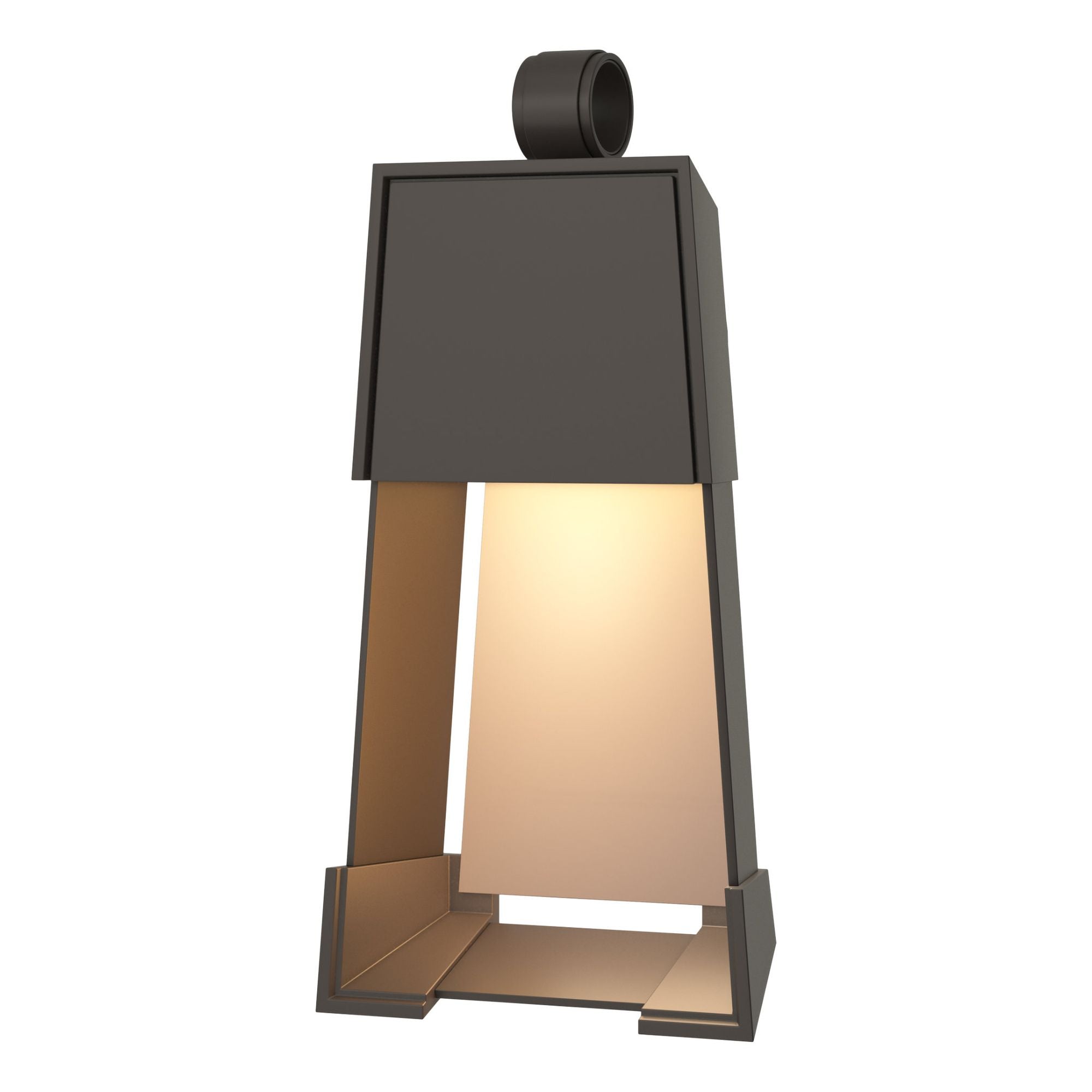 Revere Small Outdoor Sconce 1-Light Coastal Burnished Steel Accent in Coastal Dark Smoke