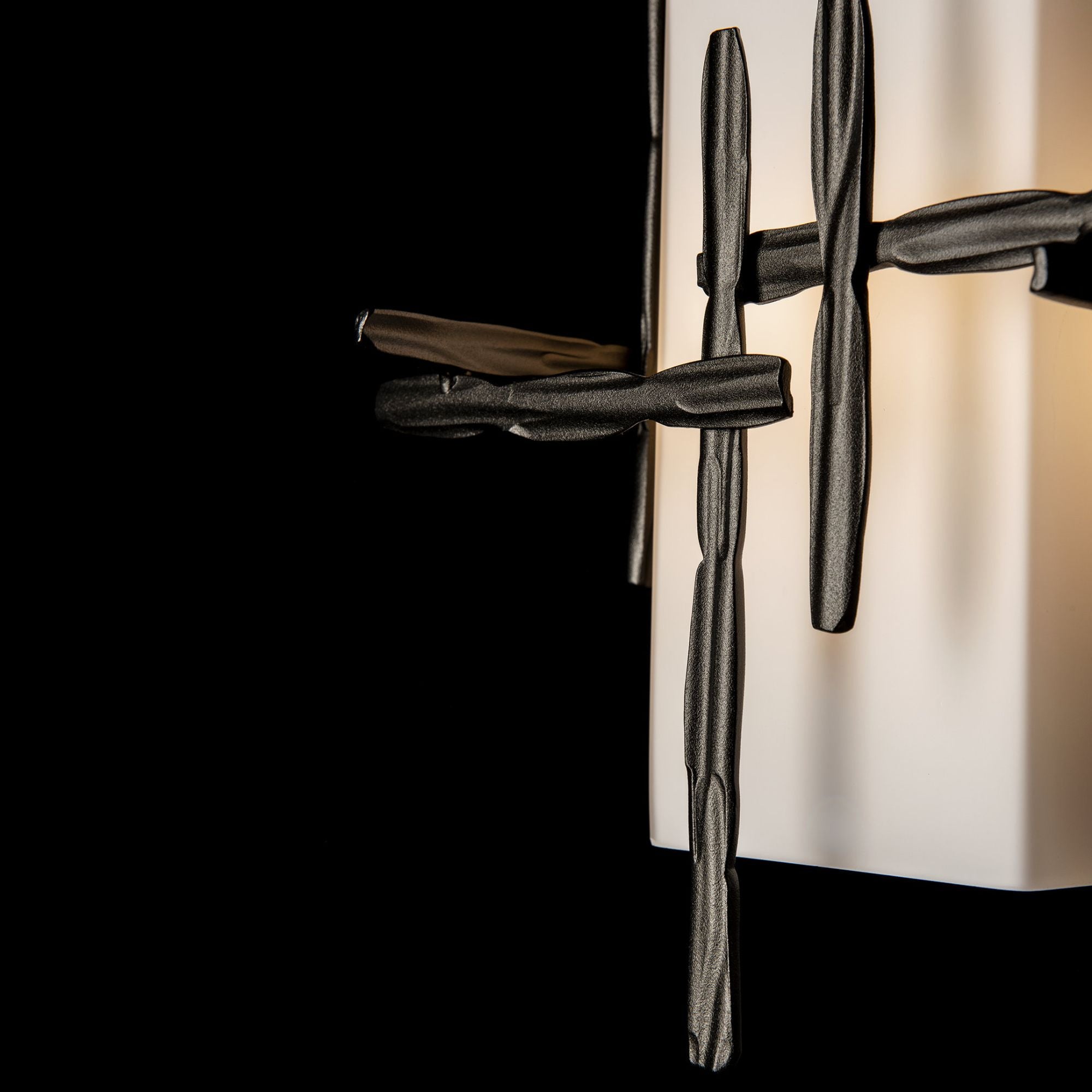 Tura Small Outdoor Sconce 1-Light Opal Glass (GG) in Coastal Oil Rubbed Bronze