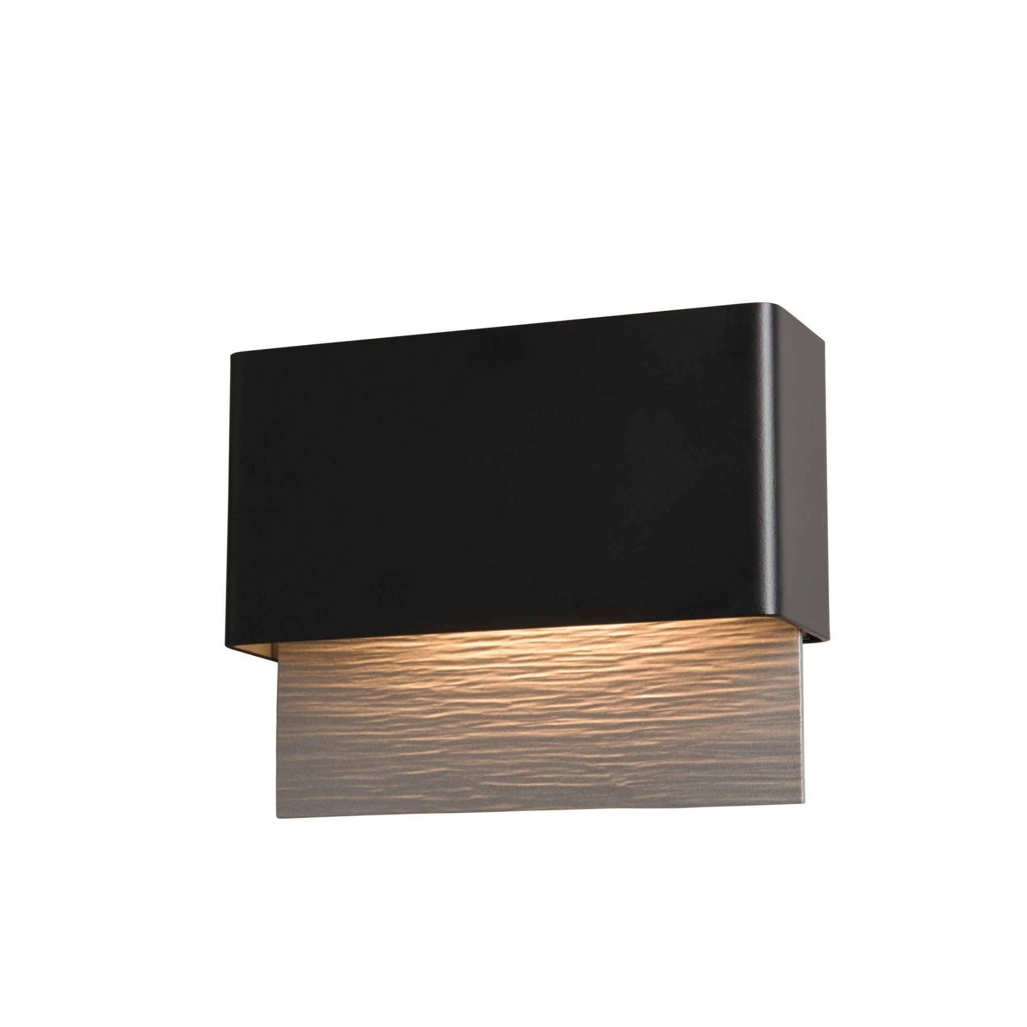 Stratum Dark Sky Friendly LED Outdoor Sconce Coastal Burnished Steel Accent LED in Coastal Black