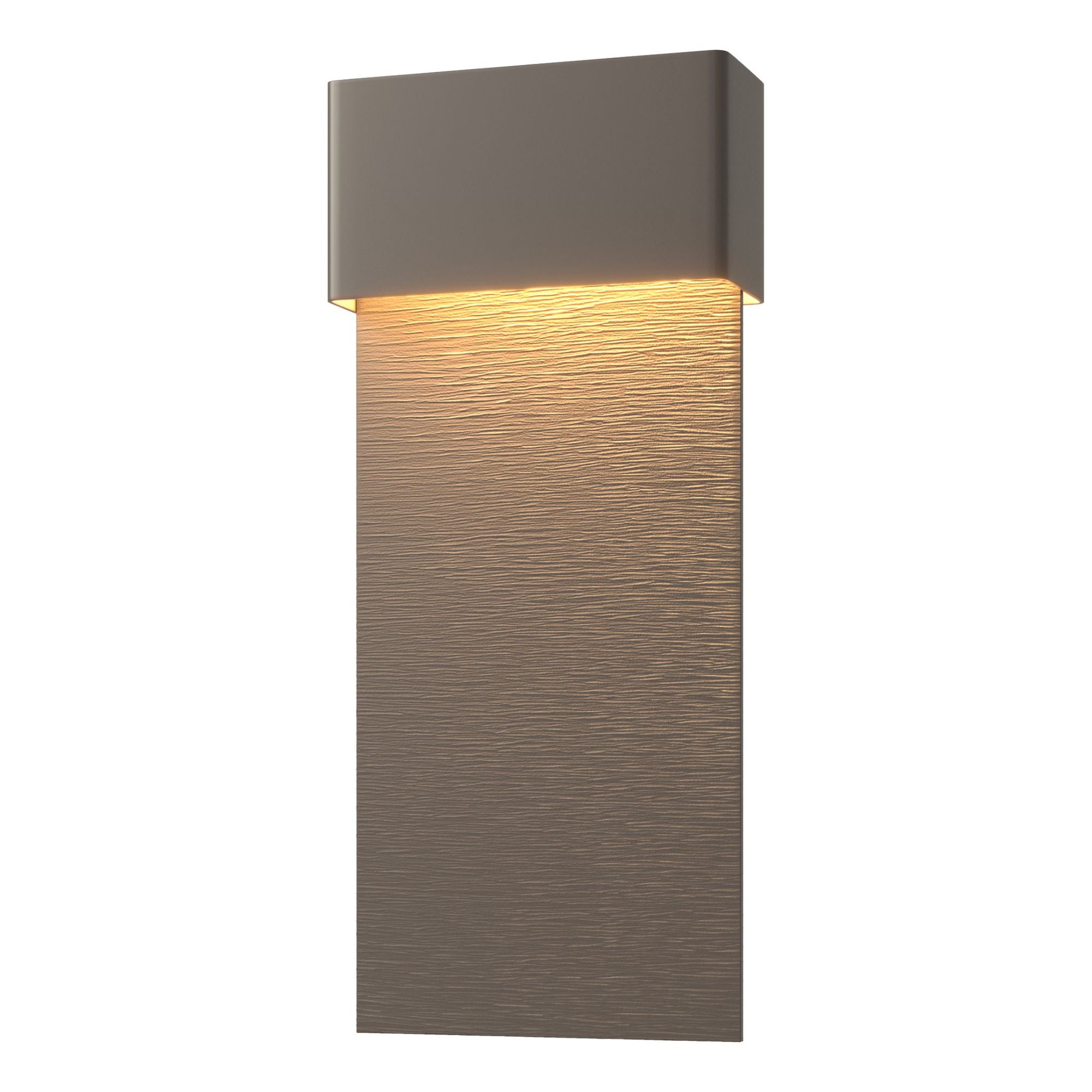 Stratum Large Dark Sky Friendly LED Outdoor Sconce Coastal Dark Smoke Accent LED in Coastal Dark Smoke