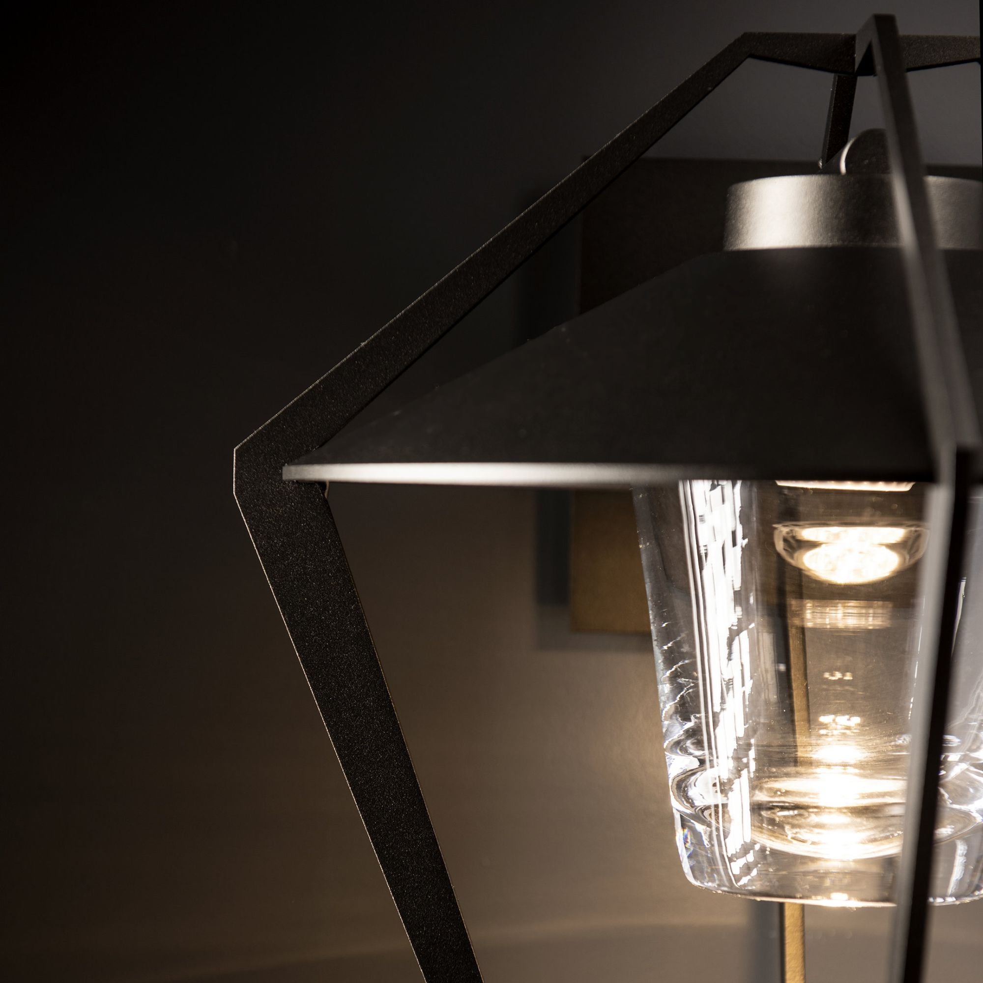 Stellar Small Outdoor Sconce 1-Light Clear Glass (ZM) in Coastal Oil Rubbed Bronze