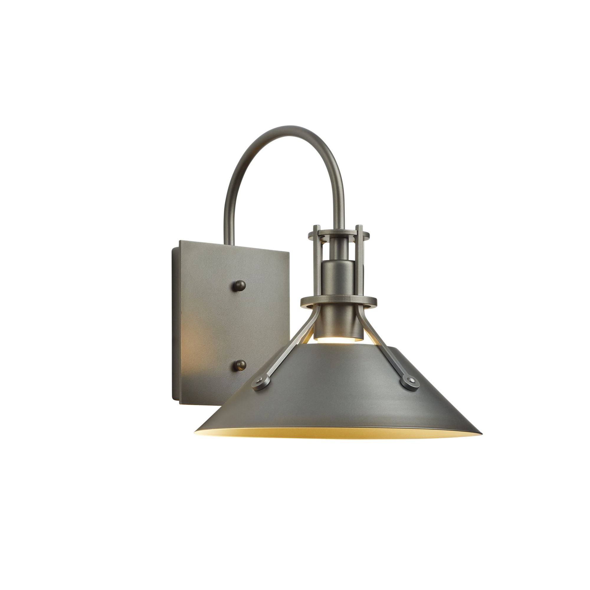 Henry Small Outdoor Sconce 1-Light in Coastal Dark Smoke