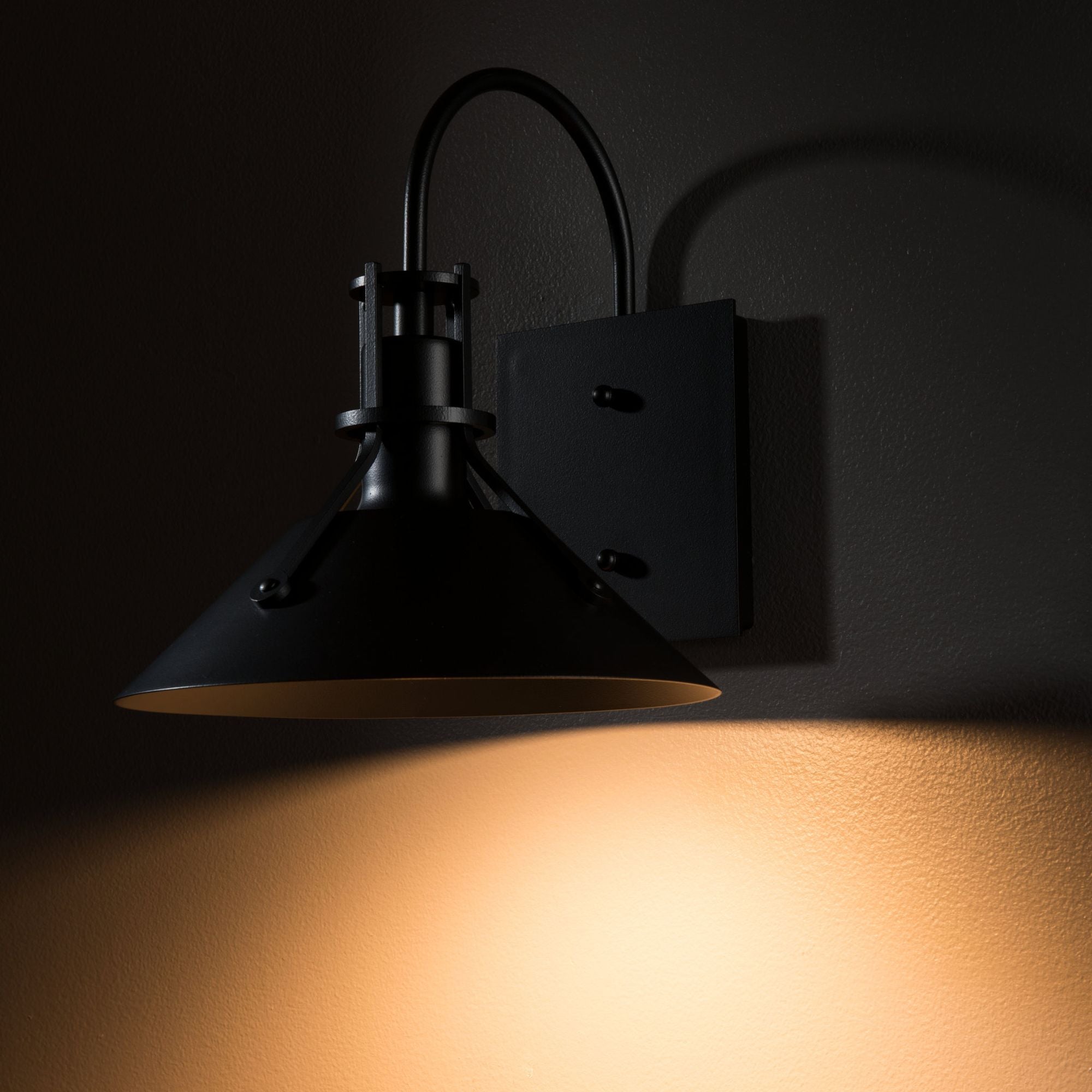 Henry Small Dark Sky Friendly Outdoor Sconce 1-Light in Coastal Black