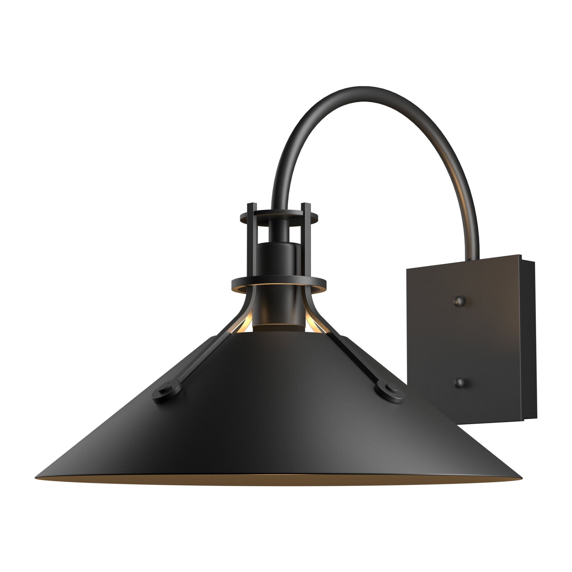 Henry Large Outdoor Sconce 1-Light in Coastal Black