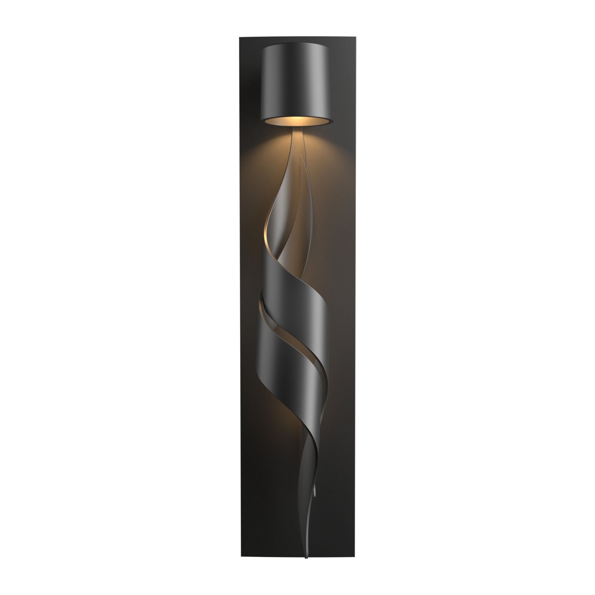 Flux Dark Sky Friendly Outdoor Sconce 1-Light in Coastal Black