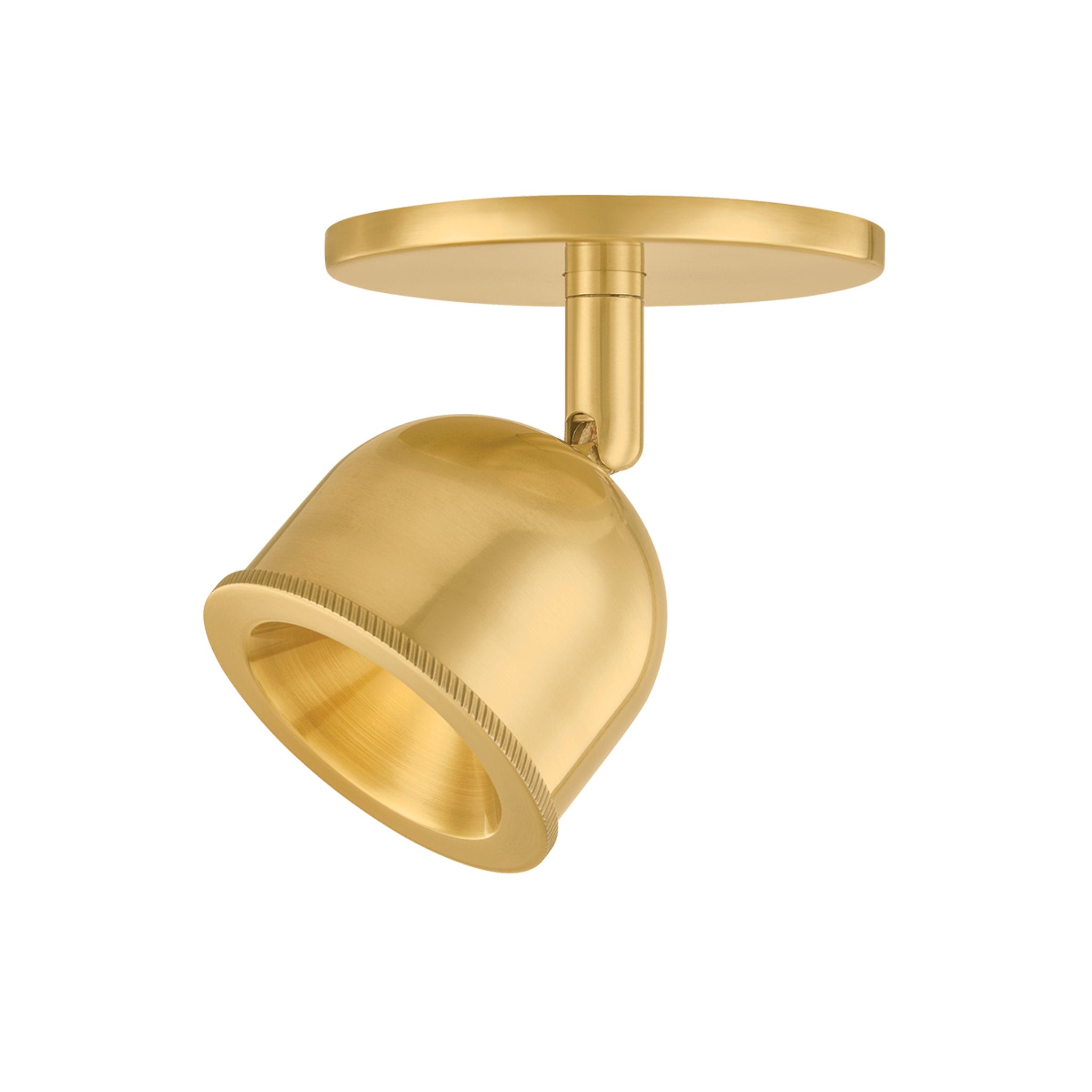 Tuthill 1-Light Flush Mount in Aged Brass 4.25W x 4.25H (3041-AGB)