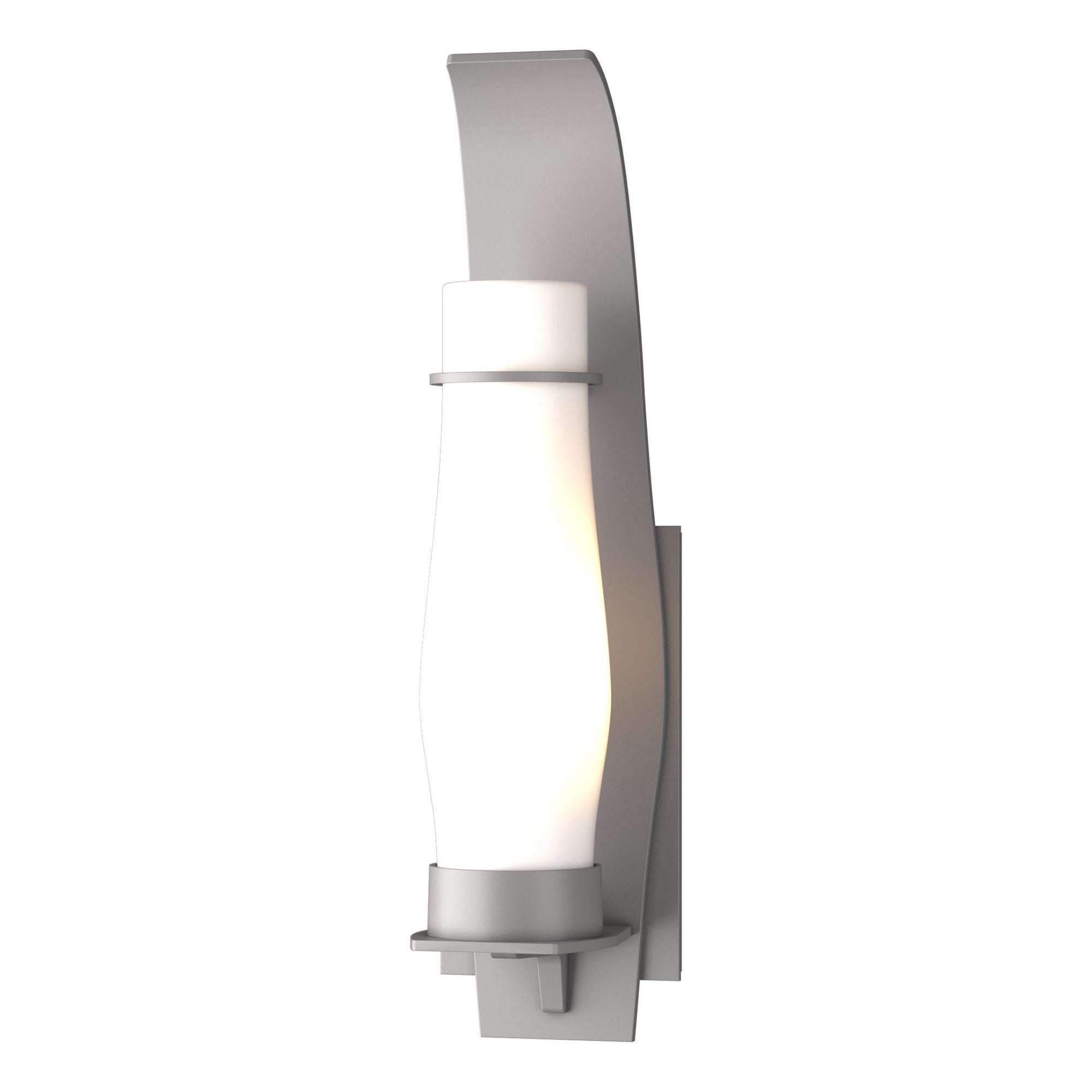 Sea Coast Outdoor Sconce 1-Light Opal Glass (GG) in Coastal Burnished Steel