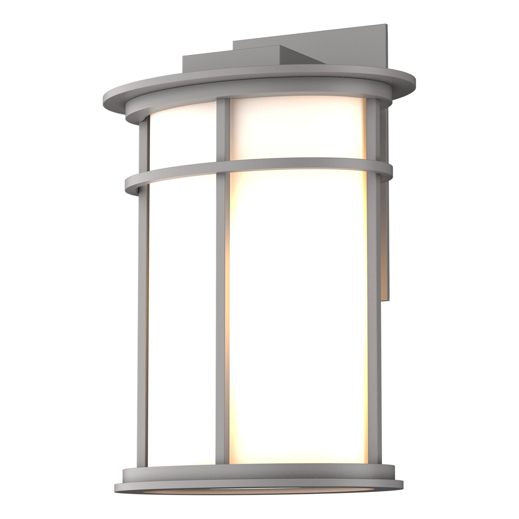 Province Outdoor Sconce 1-Light Opal Glass (GG) in Coastal Burnished Steel