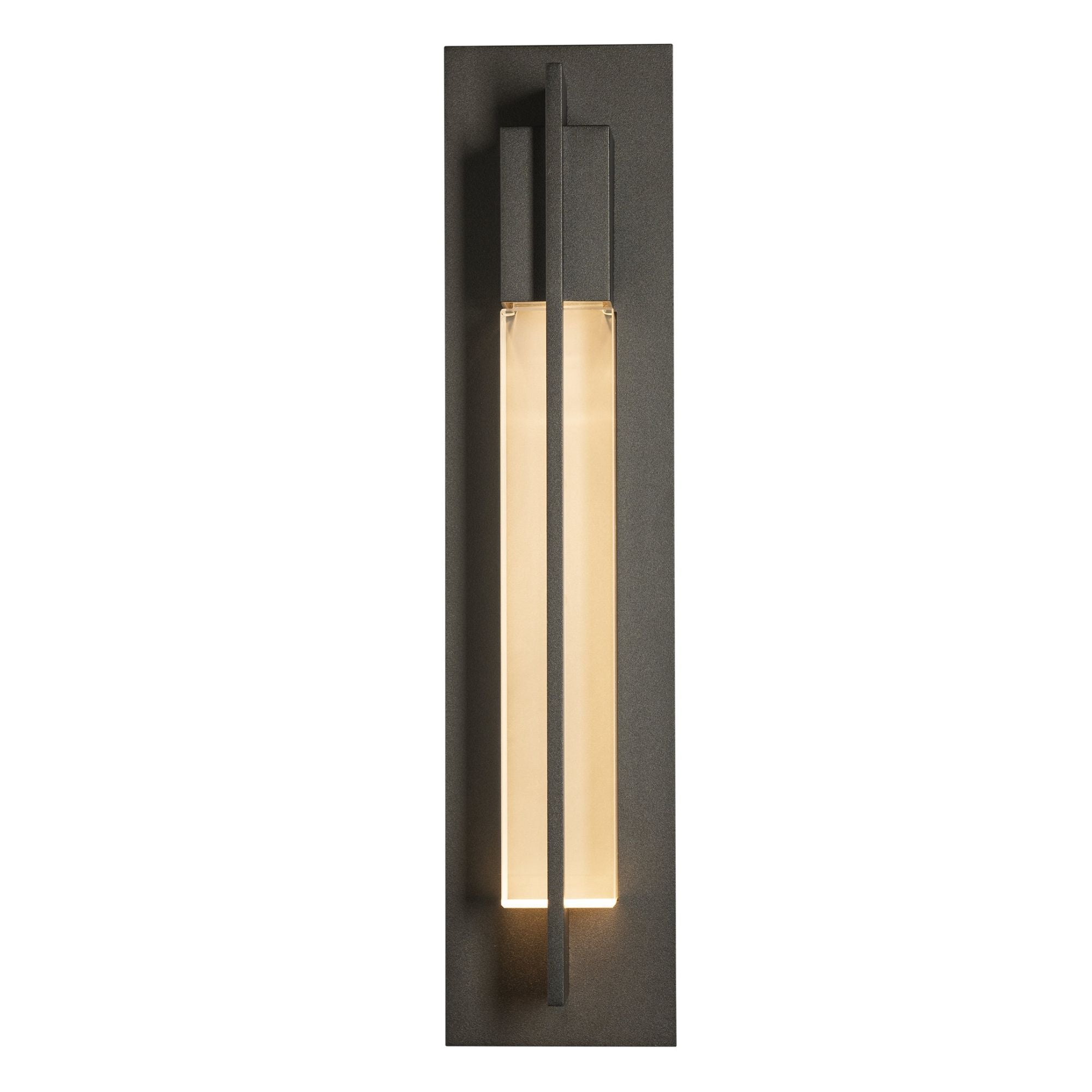Axis Large Outdoor Sconce 1-Light Clear Glass (ZM) in Coastal Oil Rubbed Bronze