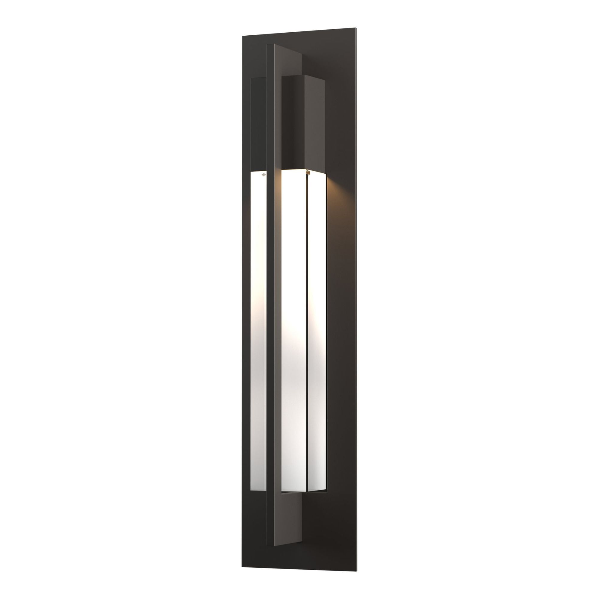 Axis Large Outdoor Sconce 1-Light Clear Glass (ZM) in Coastal Oil Rubbed Bronze