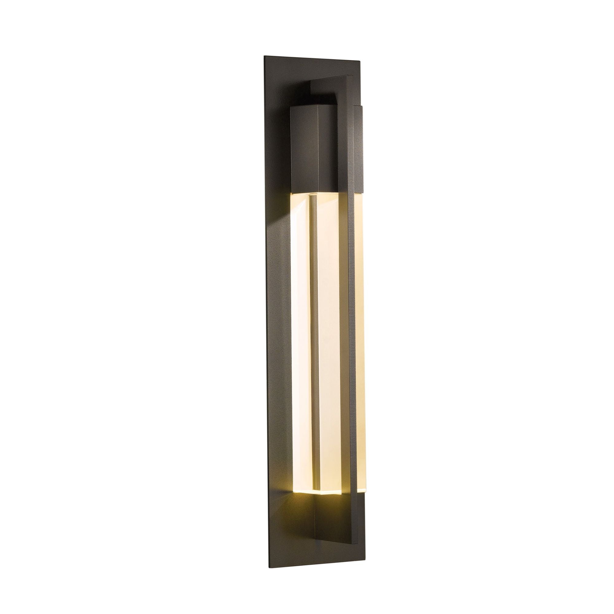 Axis Large Outdoor Sconce 1-Light Clear Glass (ZM) in Coastal Dark Smoke