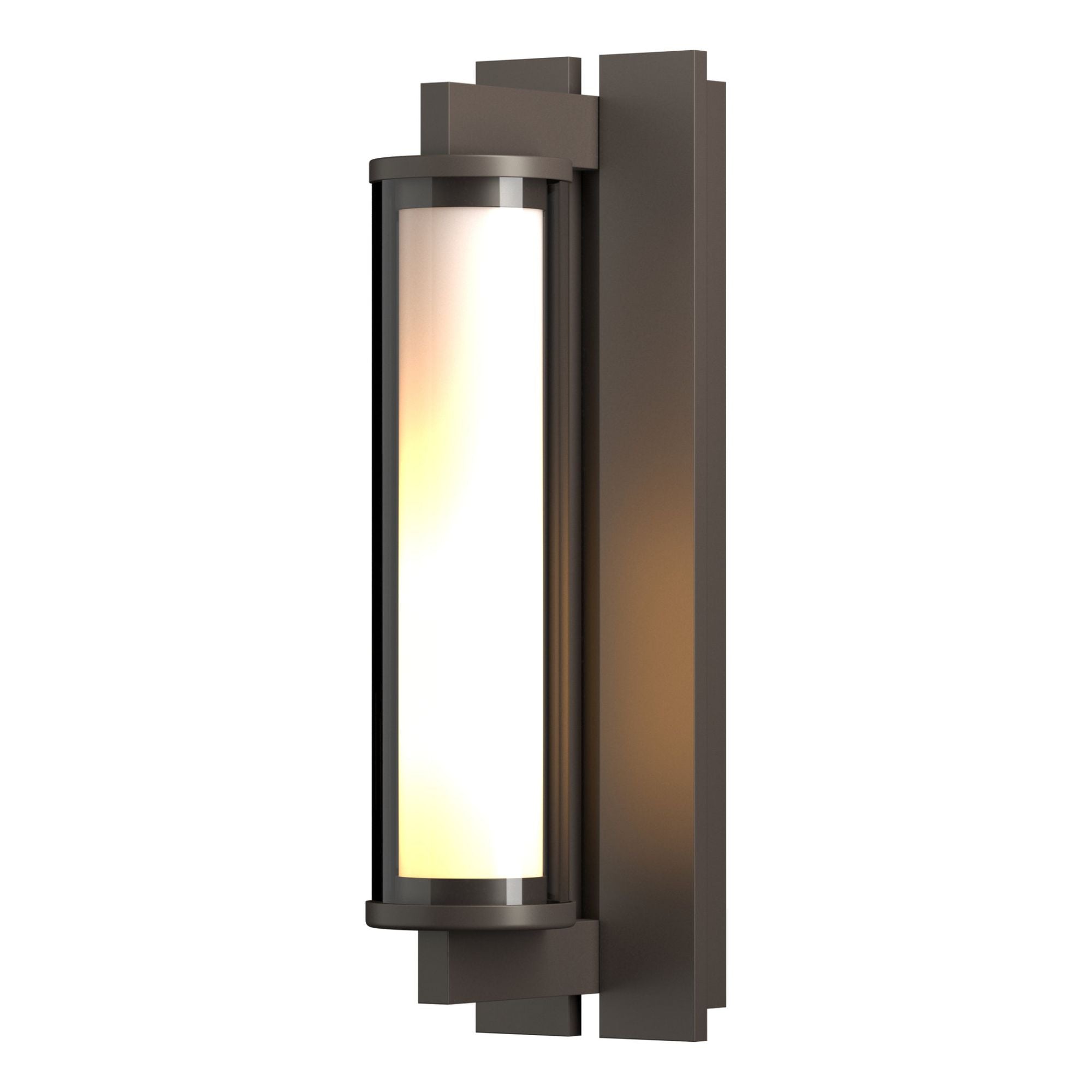 Fuse Outdoor Sconce 1-Light Clear Glass (ZM) in Coastal Dark Smoke