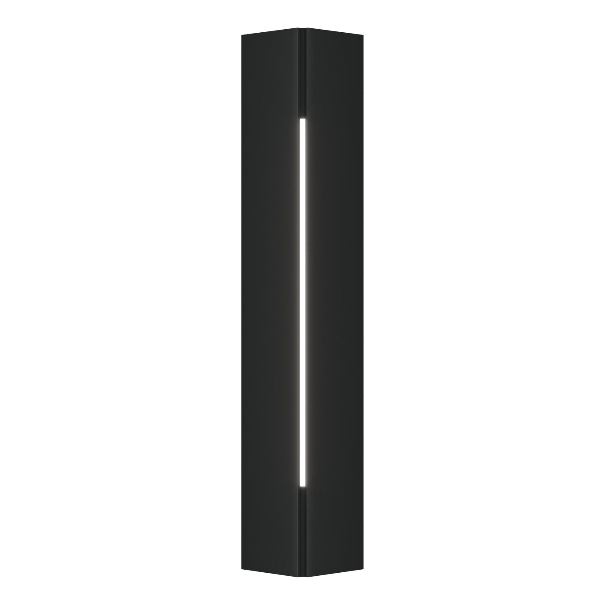 Gallery Small Outdoor Sconce 2-Light White Acrylic (ZZ) in Coastal Black