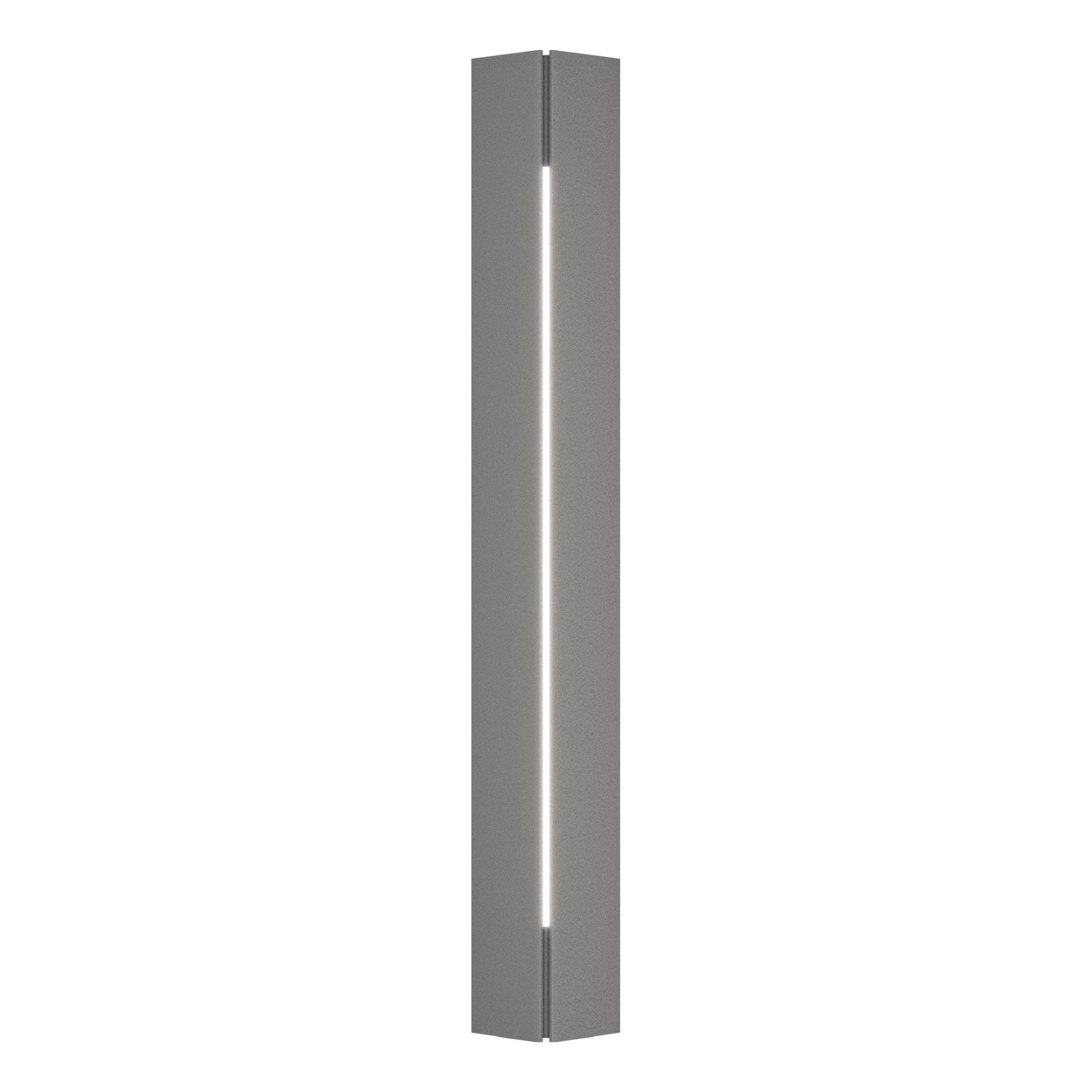 Gallery Outdoor Sconce 2-Light White Acrylic (ZZ) in Coastal Burnished Steel