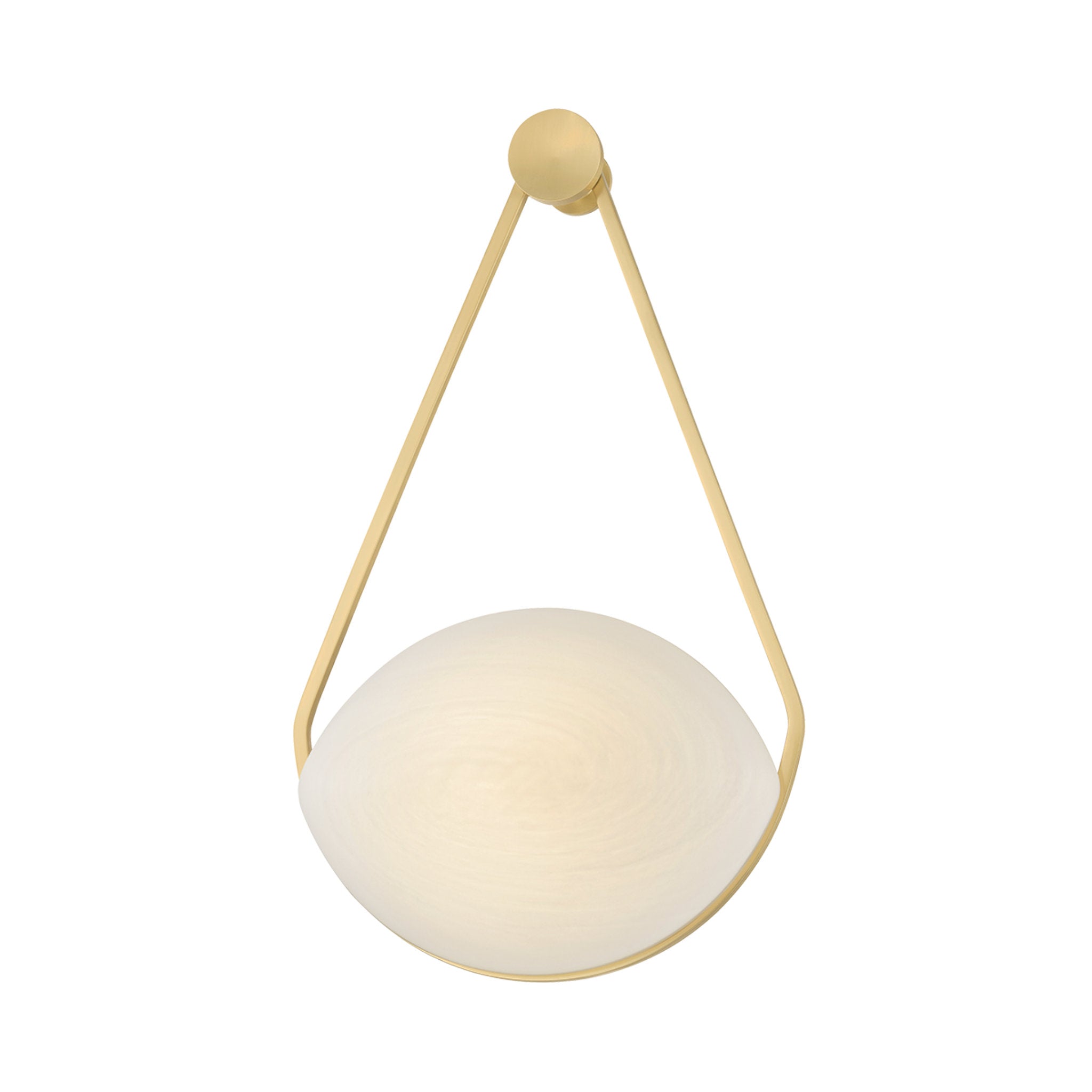 Blaina 1-Light Wall Sconce in Aged Brass 10.5W x 18H